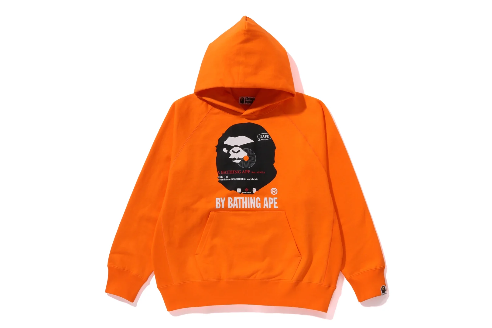 (B)Y BATHING APE PULLOVER HOODIE RELAXED FIT MENS - Image 5