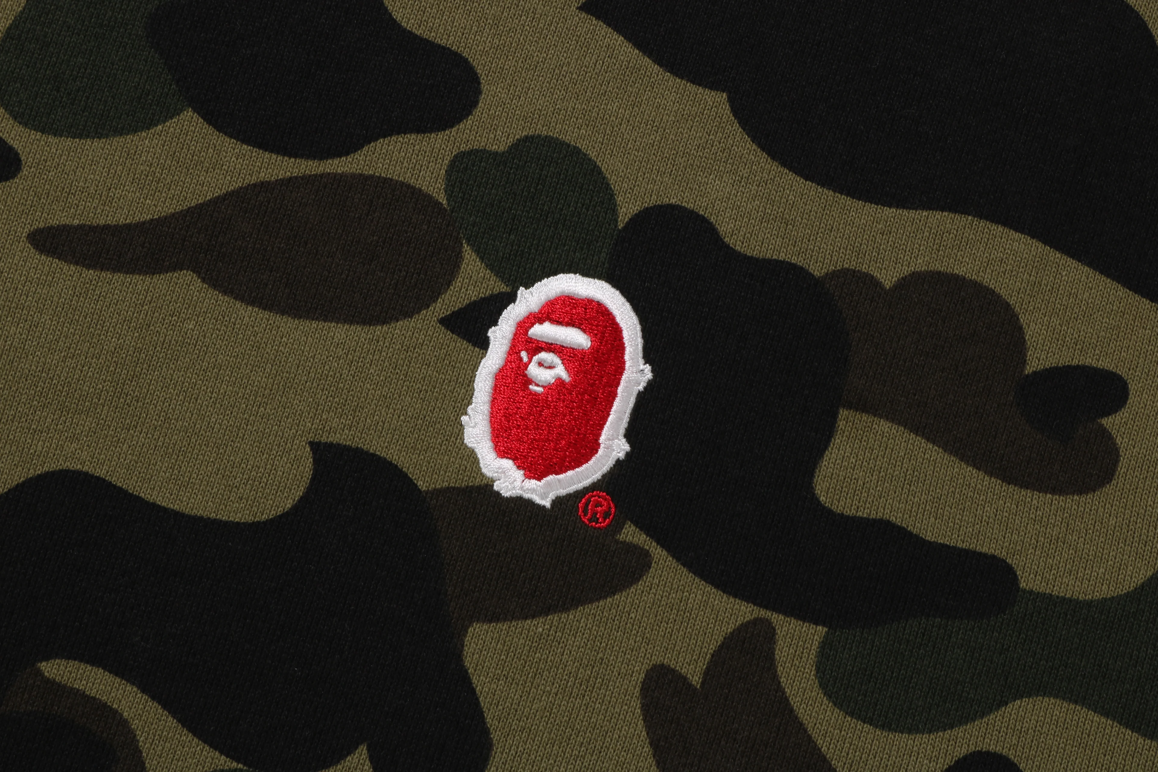 1ST CAMO BRUSH COLLEGE PULLOVER HOODIE MENS - Image 3