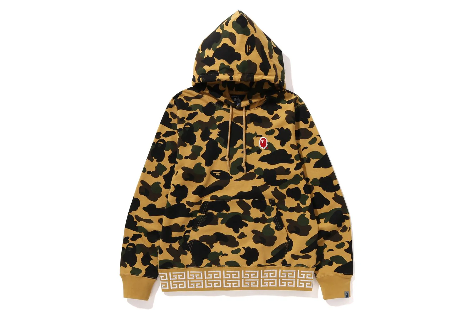 1ST CAMO BRUSH COLLEGE PULLOVER HOODIE MENS - Image 8