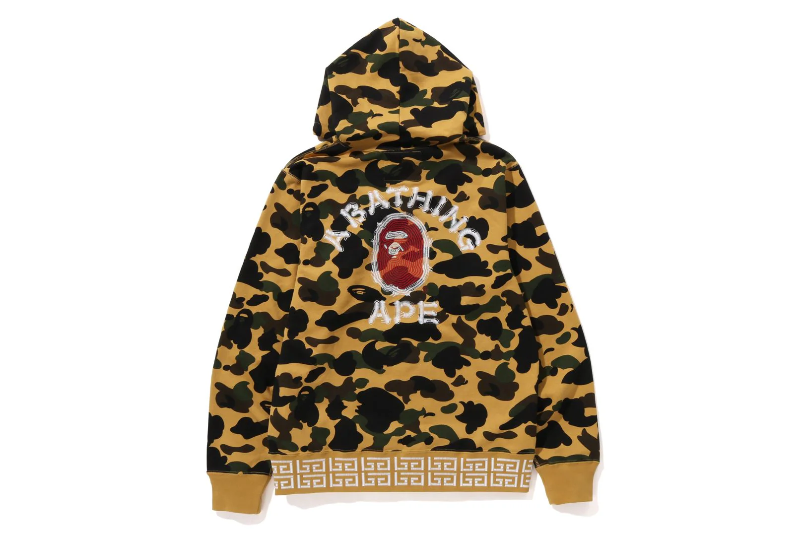 1ST CAMO BRUSH COLLEGE PULLOVER HOODIE MENS - Image 9