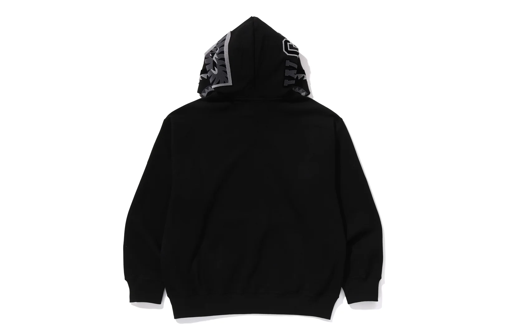 SHARK LOGO RELAXED FIT PULLOVER HOODIE MENS - Image 3