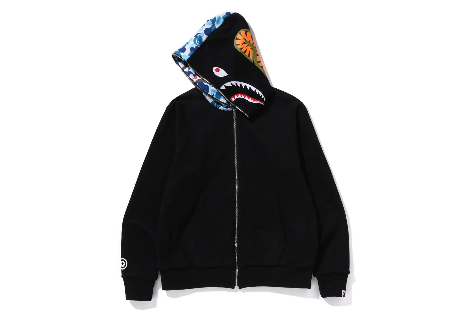 ABC CAMO REVERSIBLE SHARK FULL ZIP HOODIE - Image 2