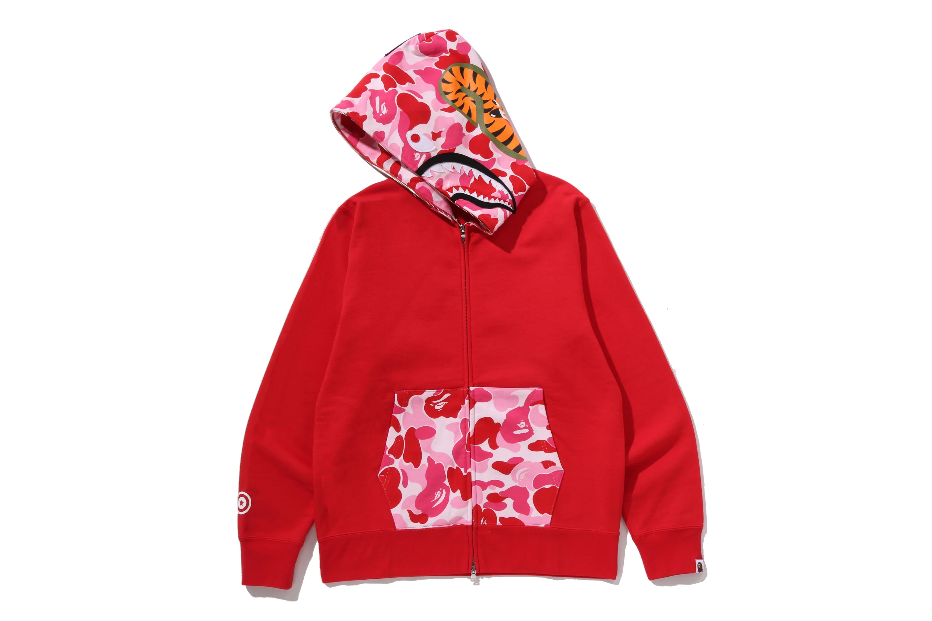 ABC CAMO SHARK FULL ZIP HOODIE - Image 8