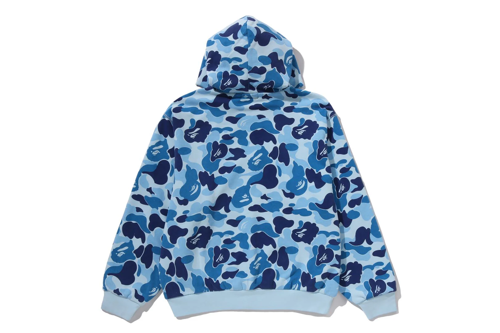 ABC CAMO HEAVY WASH CROPPED FIT ZIP HOODIE - Image 2