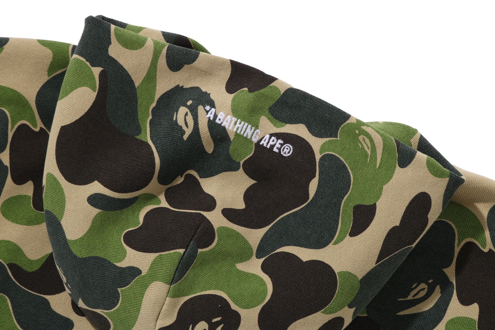 ABC CAMO HEAVY WASH CROPPED FIT ZIP HOODIE - Image 6
