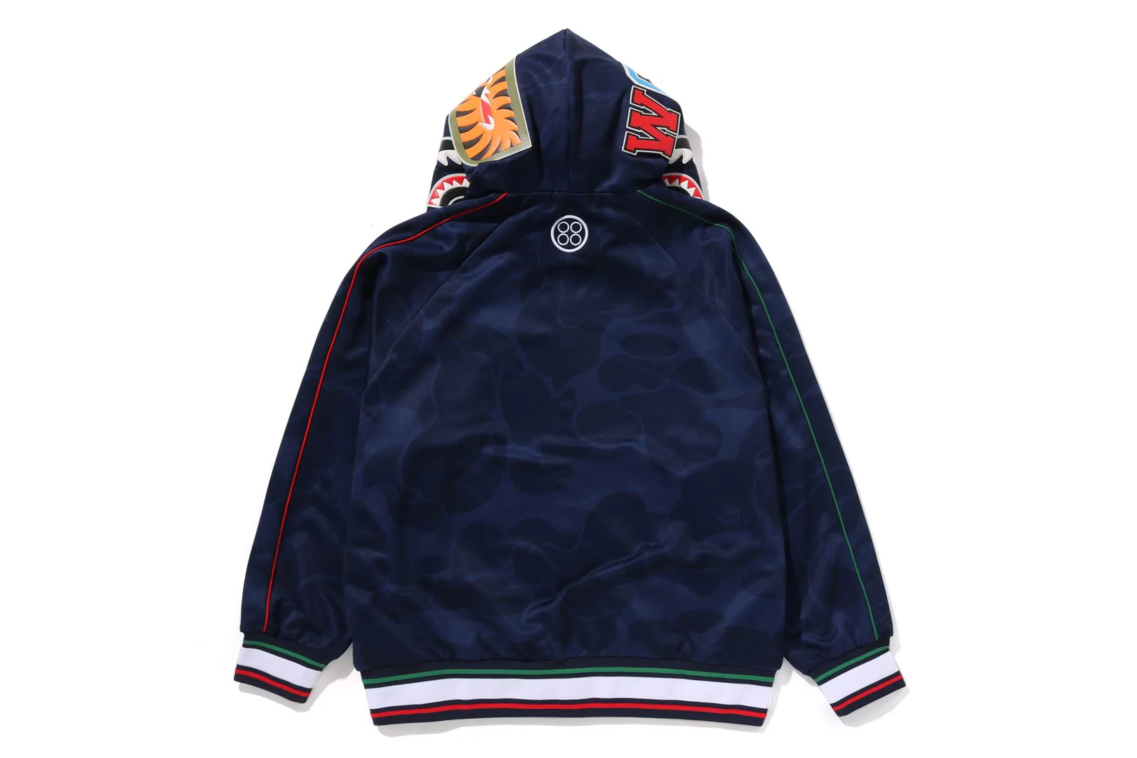 BAPE X PAGANI SOLID CAMO RELAXED FIT SHARK FULL ZIP HOODIE - Image 11