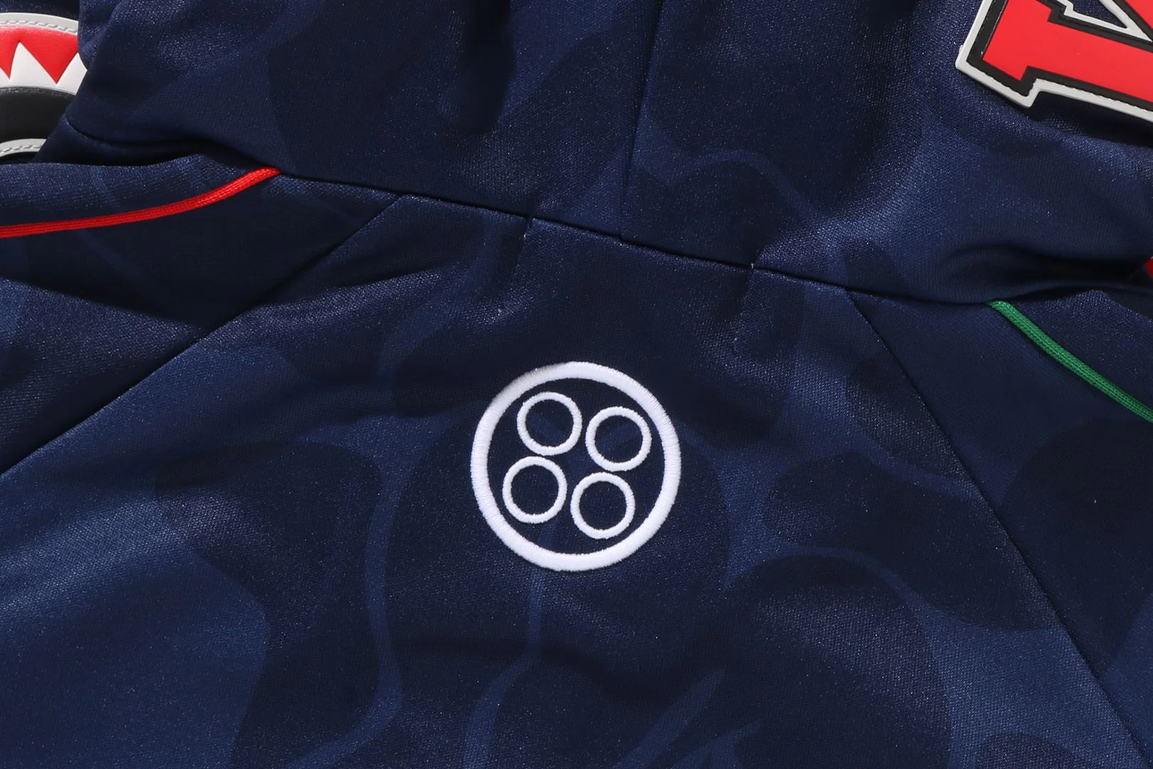 BAPE X PAGANI SOLID CAMO RELAXED FIT SHARK FULL ZIP HOODIE - Image 16