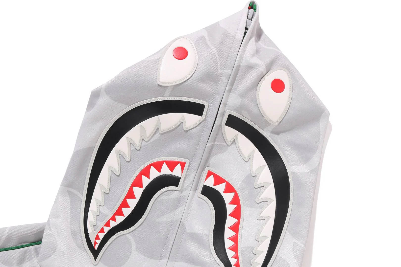 BAPE X PAGANI SOLID CAMO RELAXED FIT SHARK FULL ZIP HOODIE - Image 4