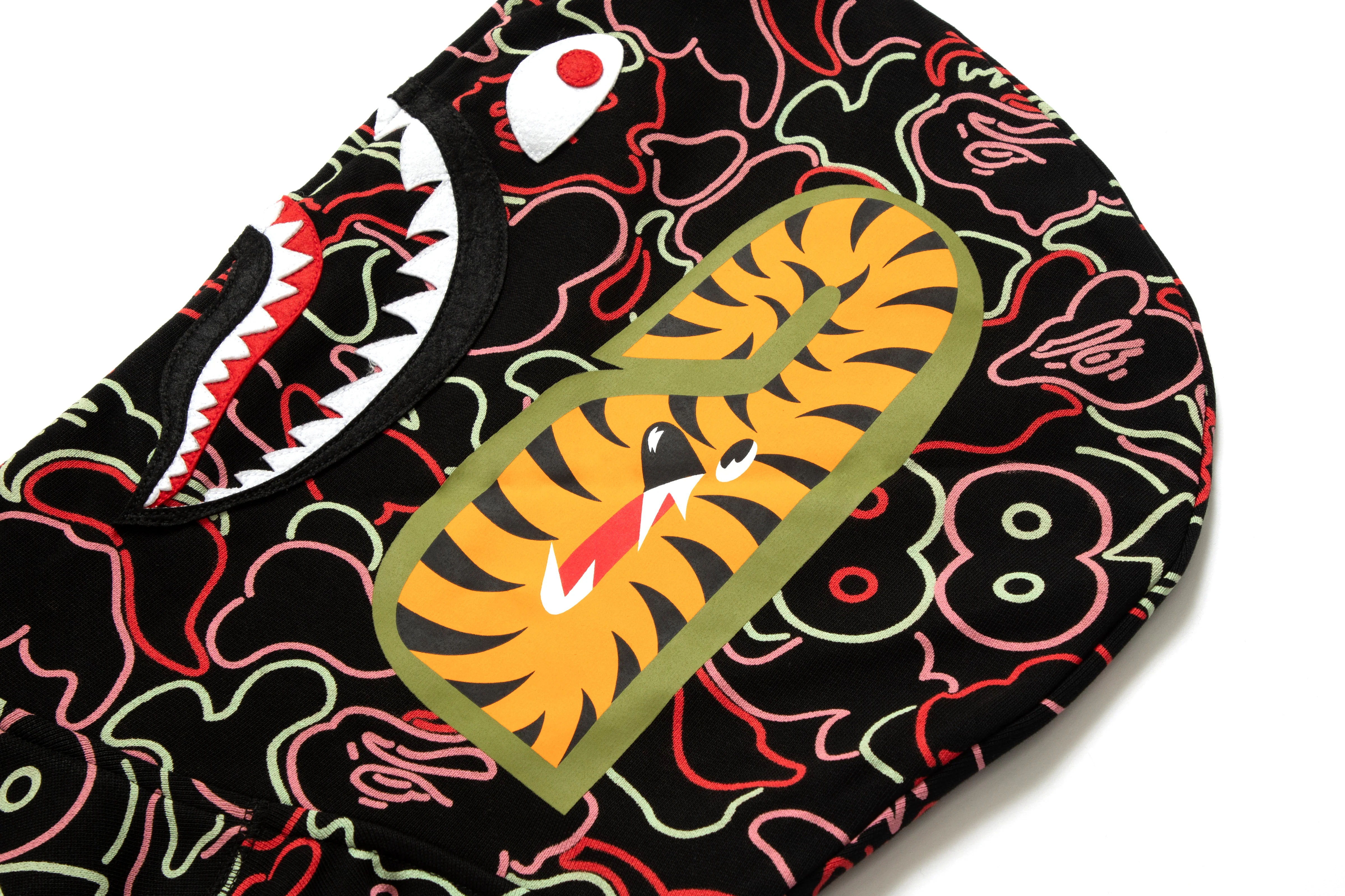 BAPE X 88RISING GLOW IN THE DARK CAMO SHARK FULL ZIP HOODIE - Image 13