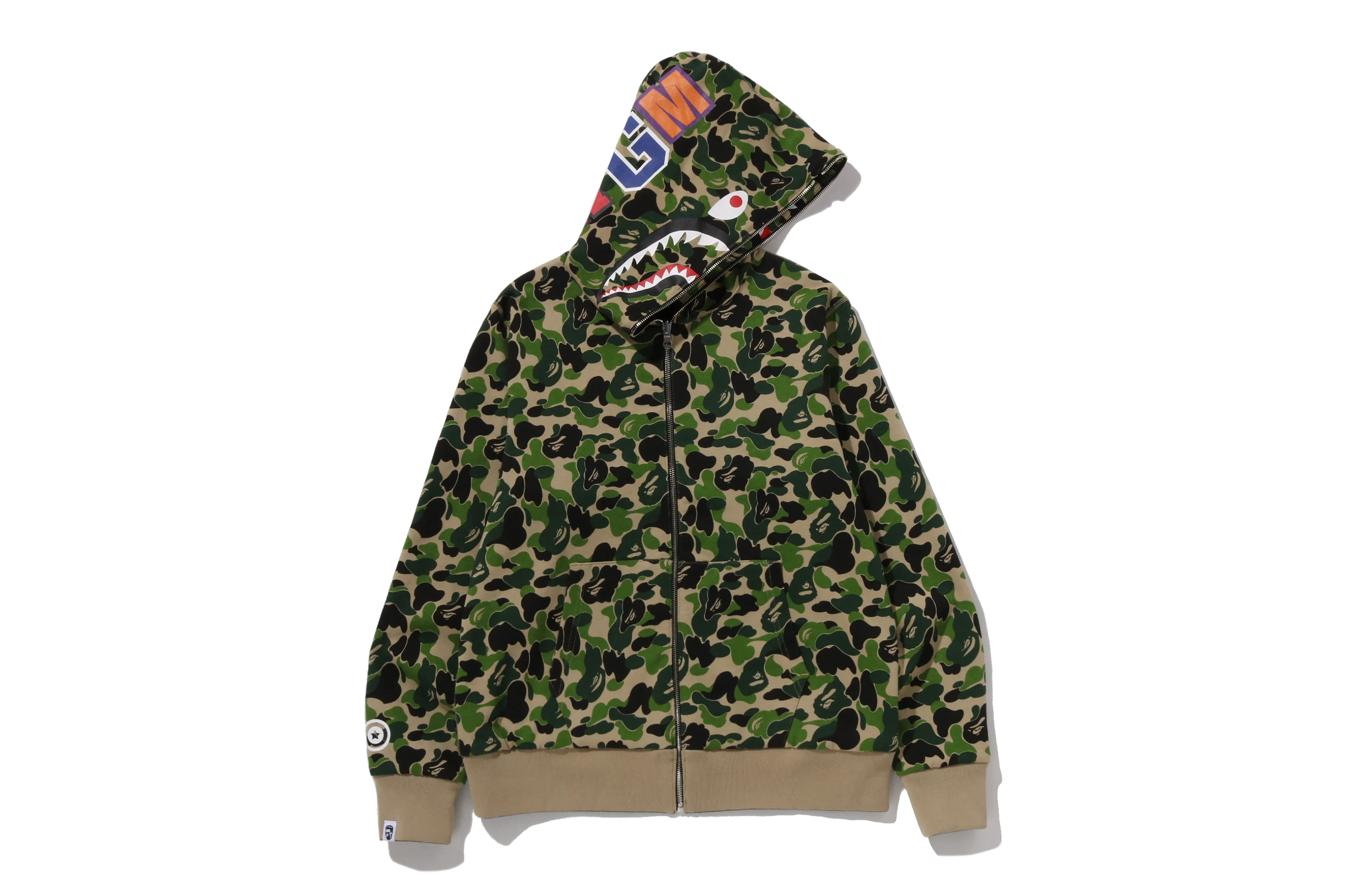 ABC CAMO REVERSIBLE SHARK FULL ZIP HOODIE - Image 13