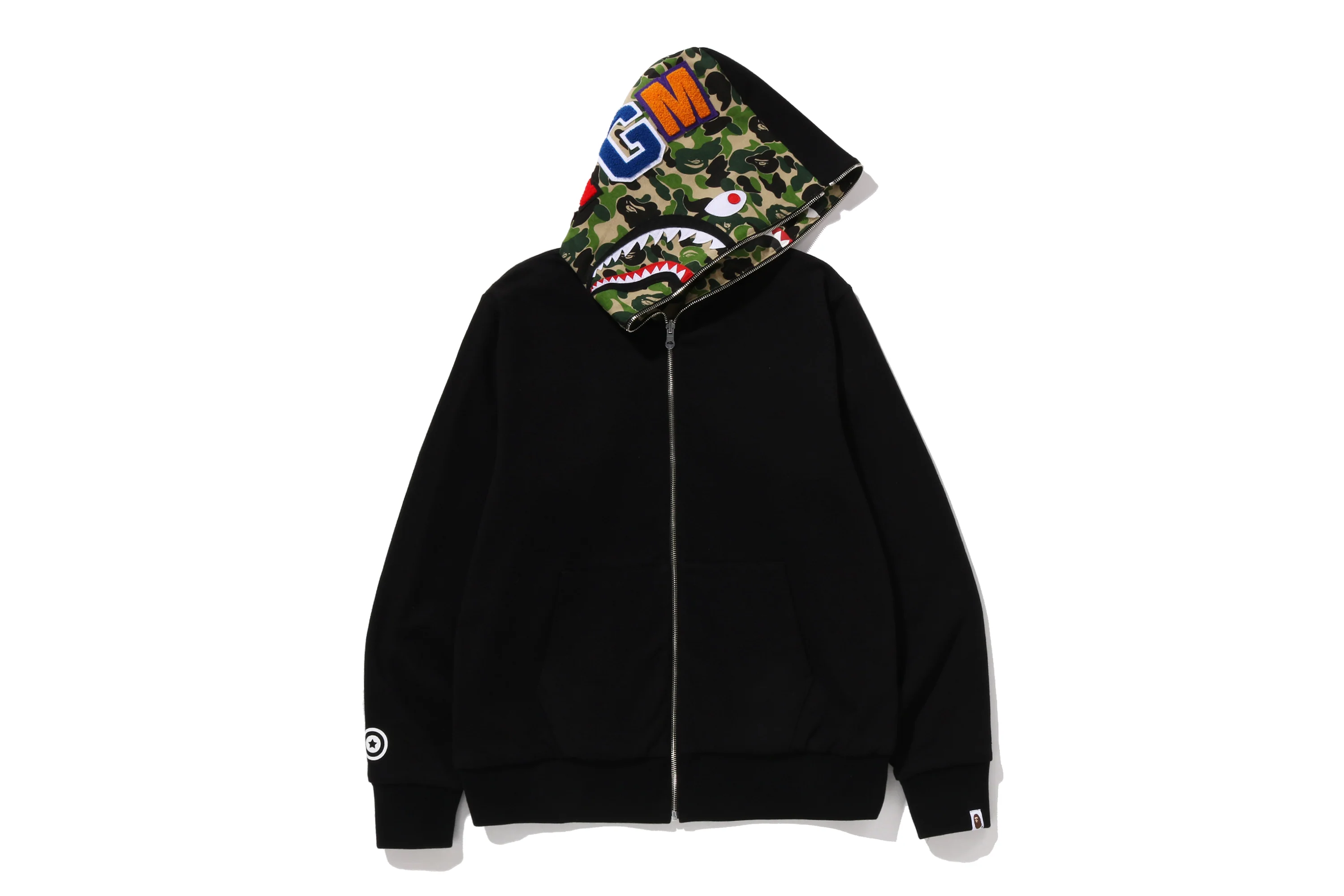 ABC CAMO REVERSIBLE SHARK FULL ZIP HOODIE - Image 2