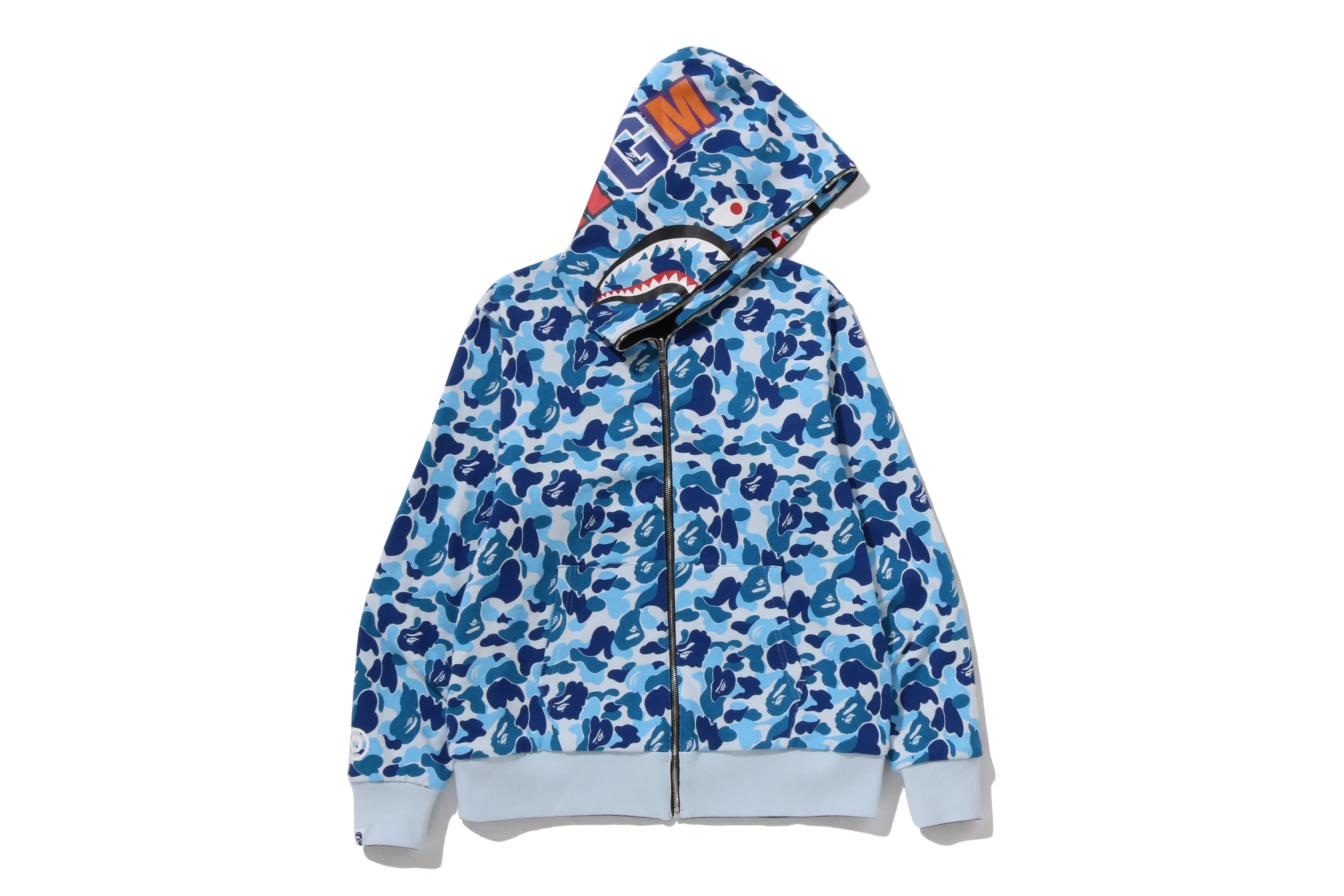ABC CAMO REVERSIBLE SHARK FULL ZIP HOODIE - Image 7