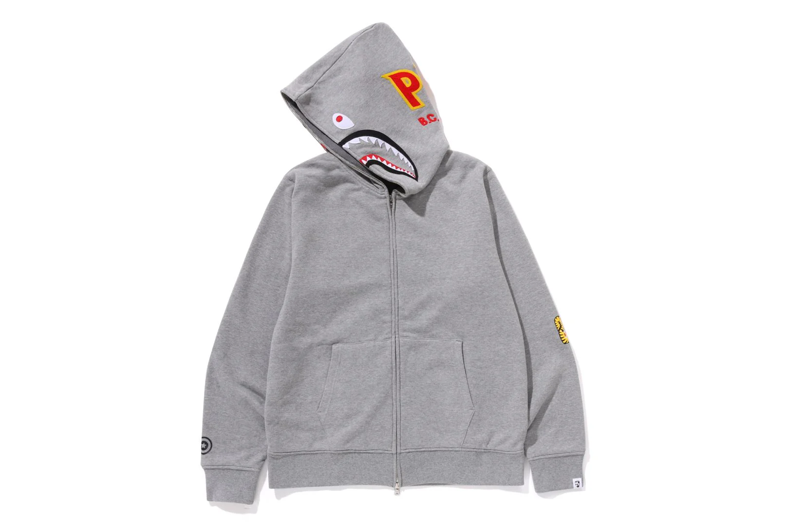 2ND SHARK FULL ZIP HOODIE MENS - Image 2