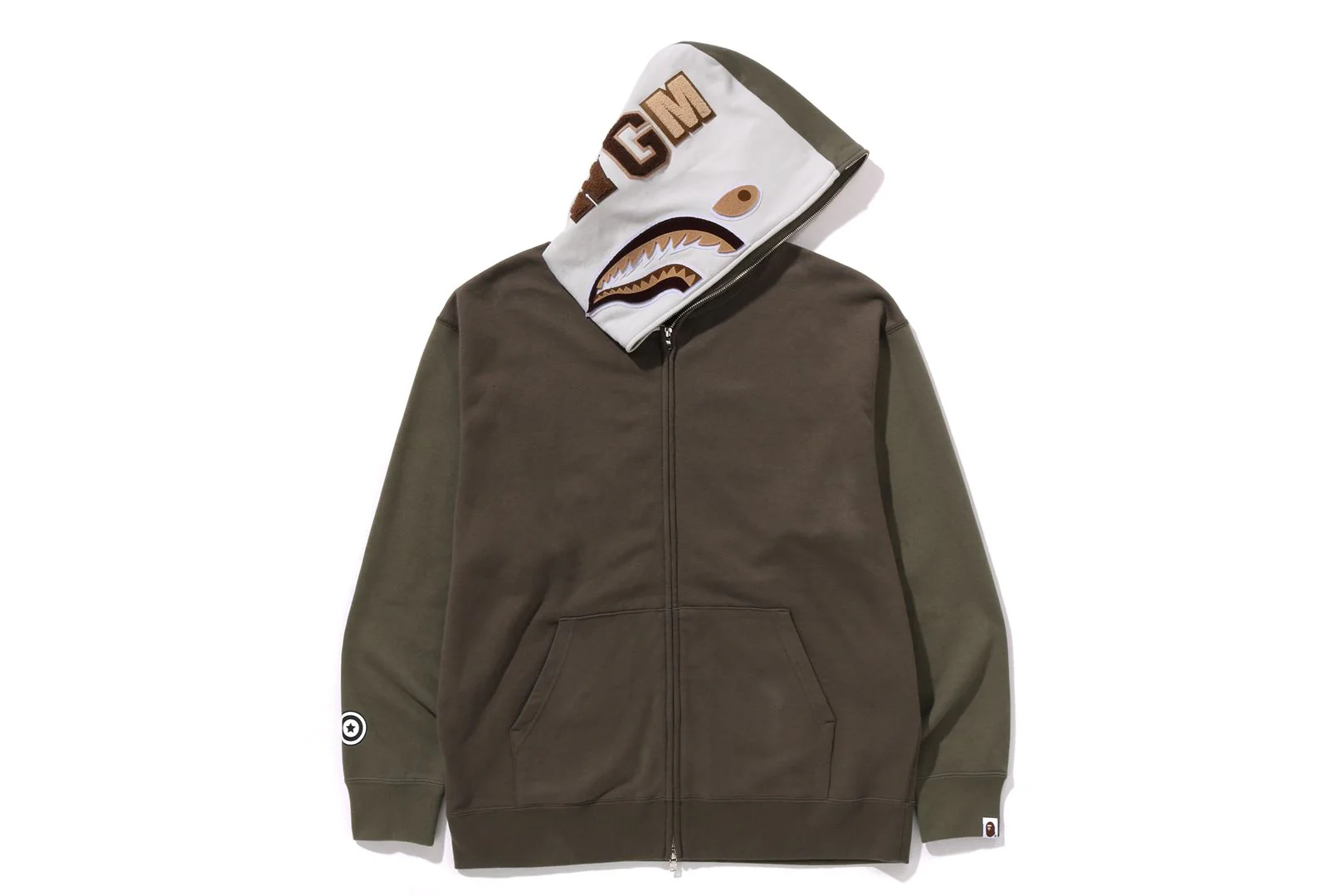 SHARK FULL ZIP HOODIE #2 MENS - Image 4
