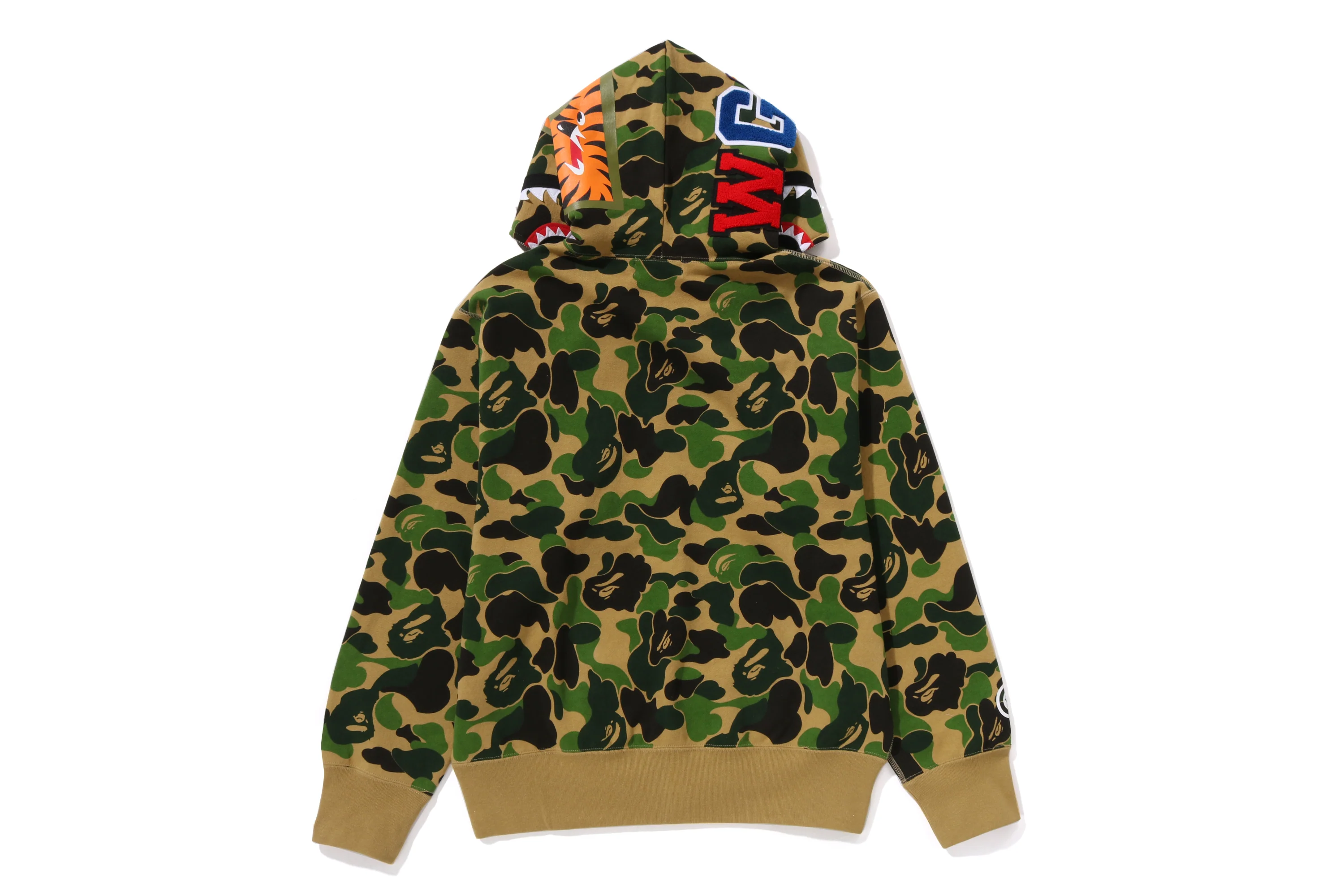 ABC CAMO SHARK FULL ZIP HOODIE LADIES - Image 3