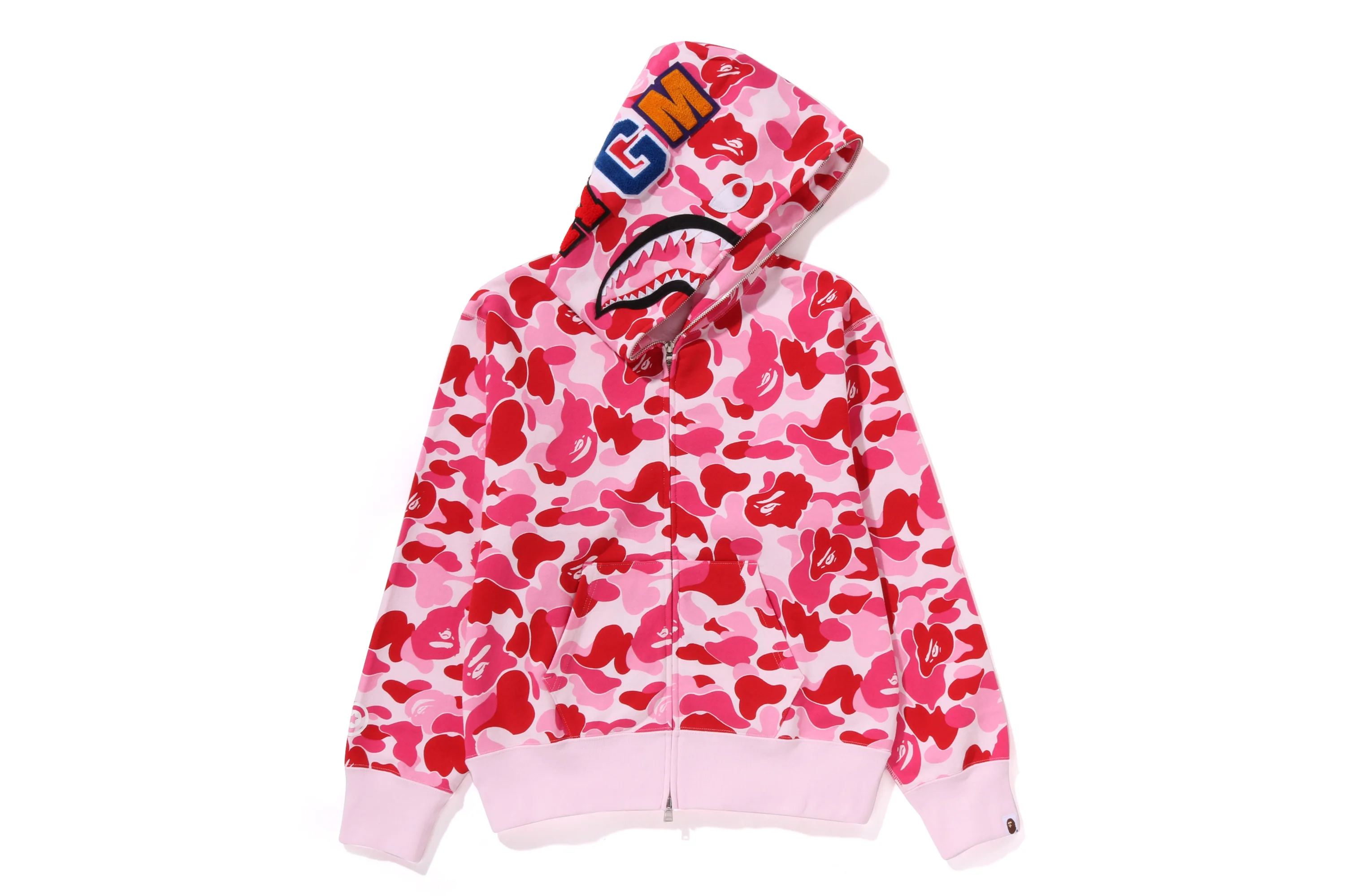 ABC CAMO SHARK FULL ZIP HOODIE LADIES - Image 4