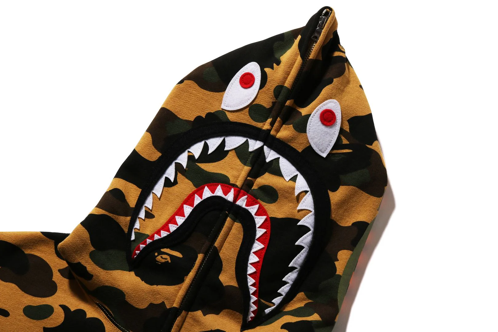 1ST CAMO SHARK FULL ZIP HOODIE LADIES - Image 8