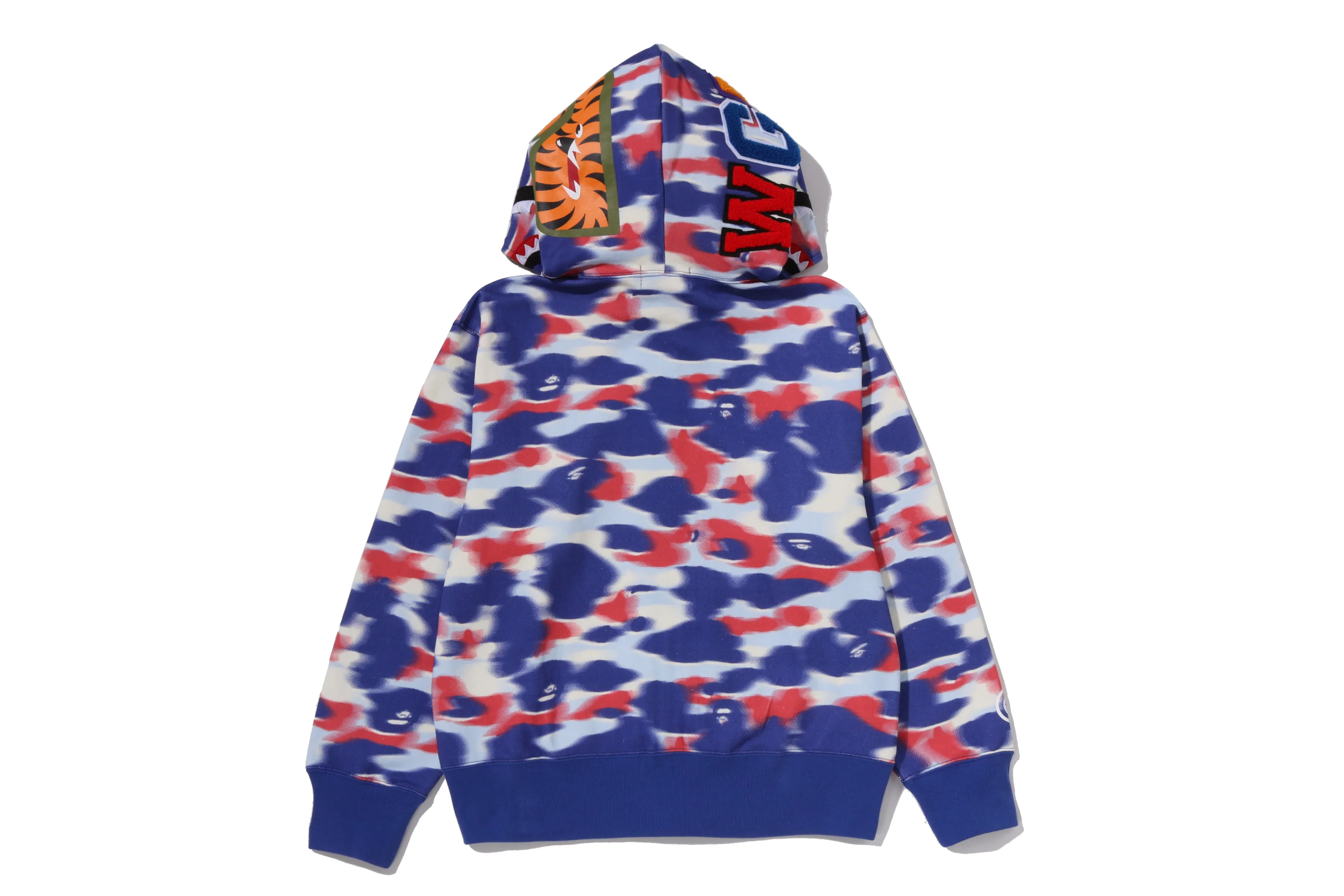 SCREEN CAMO SHARK FULL ZIP HOODIE LADIES - Image 3