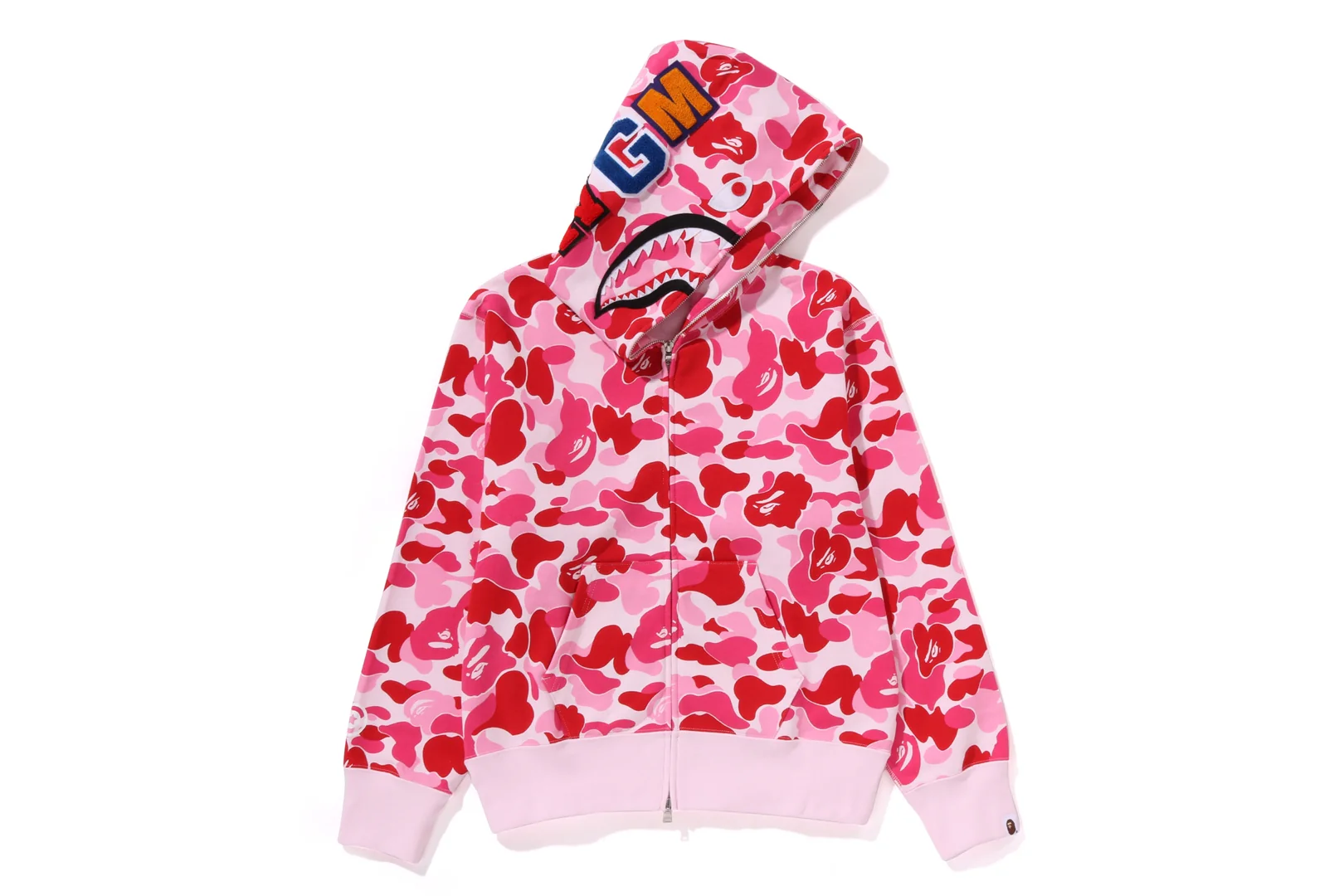ABC CAMO SHARK FULL ZIP HOODIE LADIES - Image 3