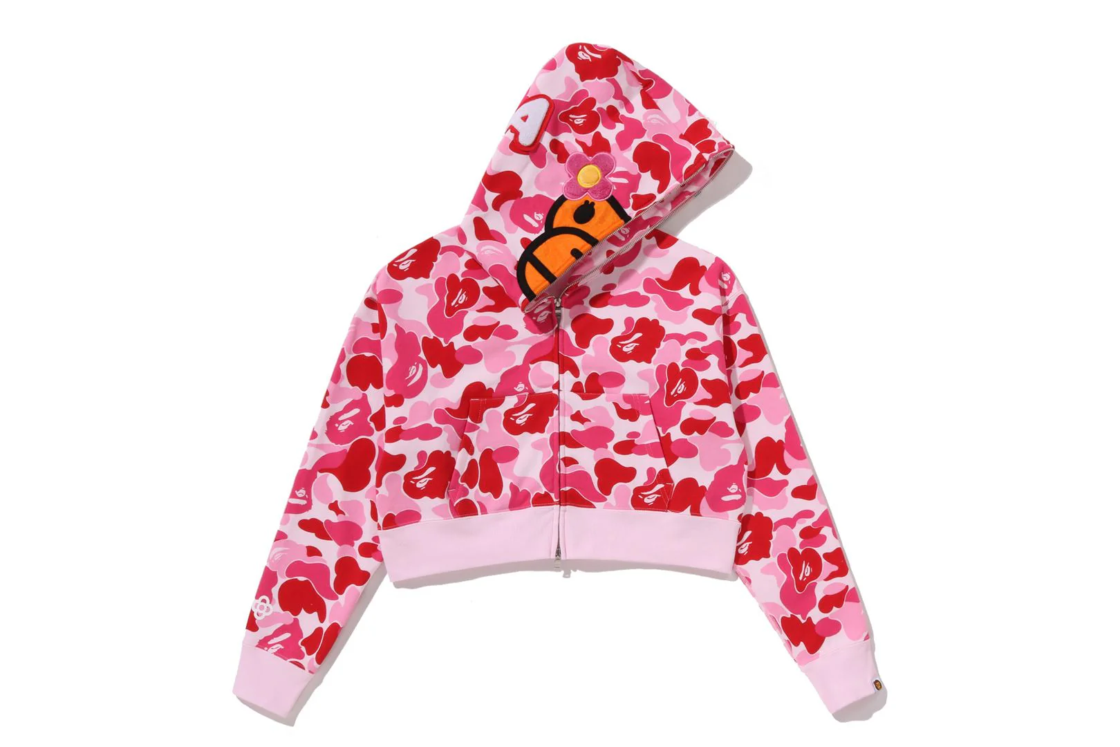 ABC CAMO BABY LISA CROPPED FULL ZIP HOODIE LADIES - Image 10