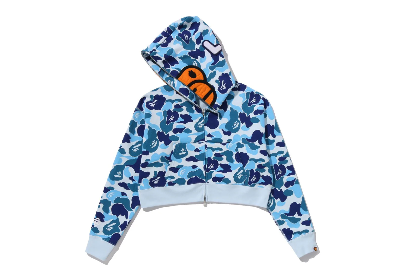 ABC CAMO BABY LISA CROPPED FULL ZIP HOODIE LADIES - Image 3