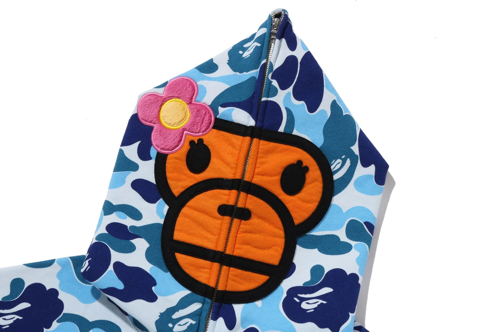 ABC CAMO BABY LISA CROPPED FULL ZIP HOODIE LADIES - Image 5