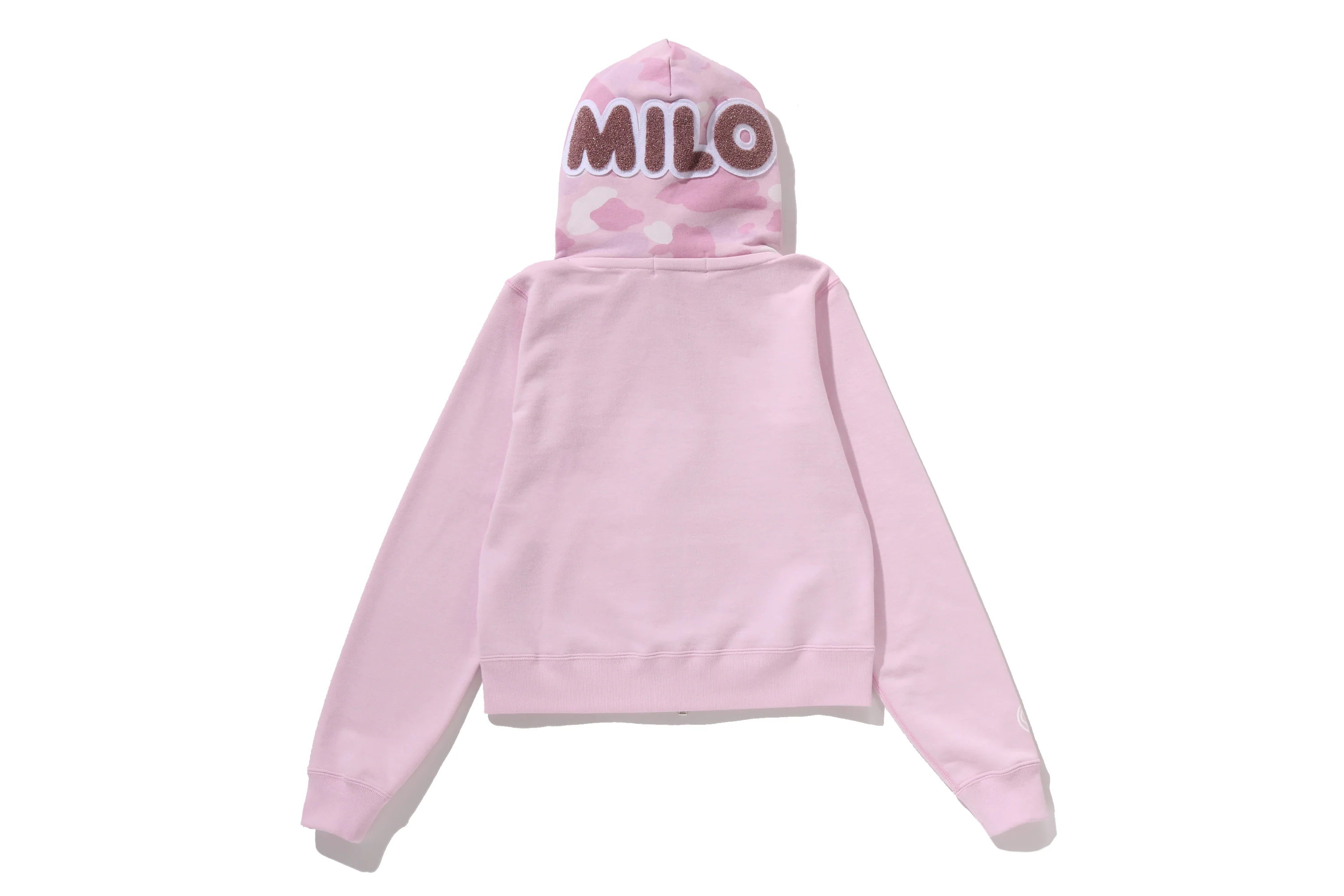 MILO SHARK CROPPED FULL ZIP DOUBLE HOODIE LADIES - Image 11