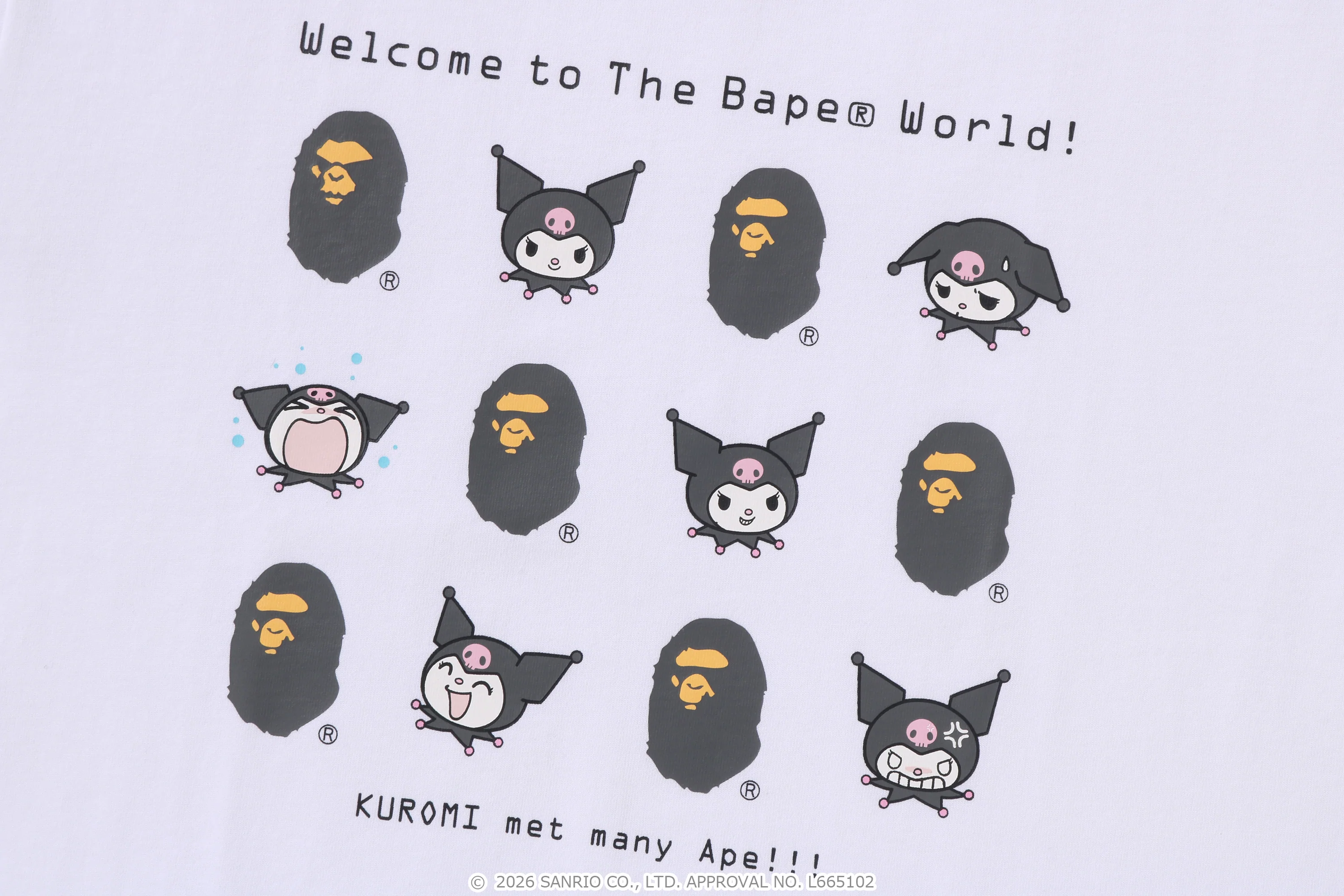 BAPE X KUROMI TEE KIDS - Image 7