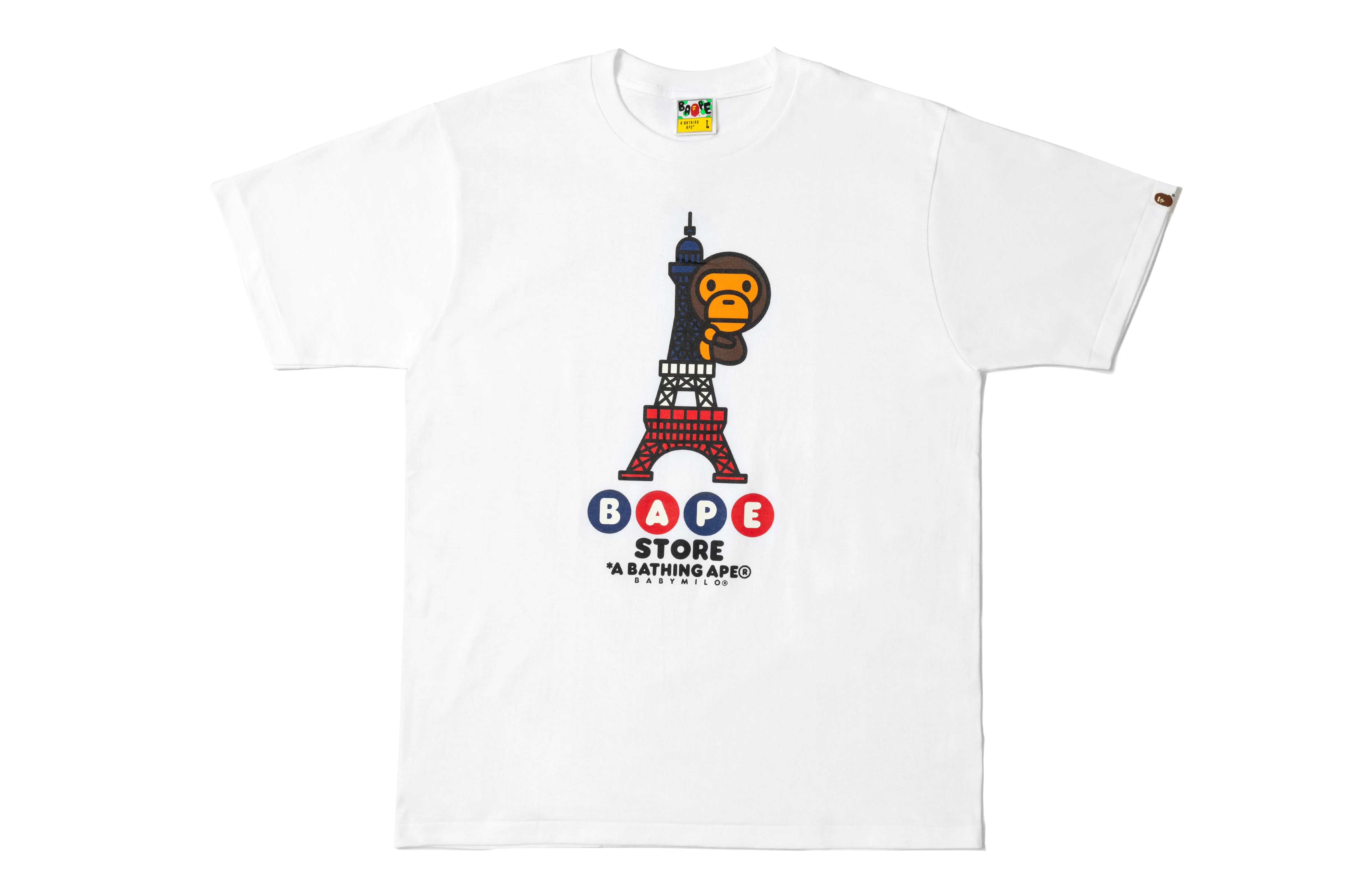 BAPE STORE PARIS 6TH ANNIV. BABY MILO TEE - Image 4