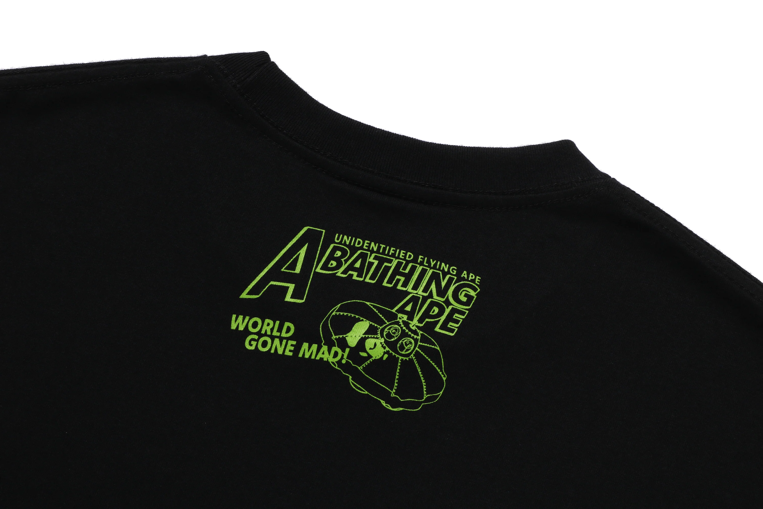 APE HEAD UFO ON MOON TEE - Image 4