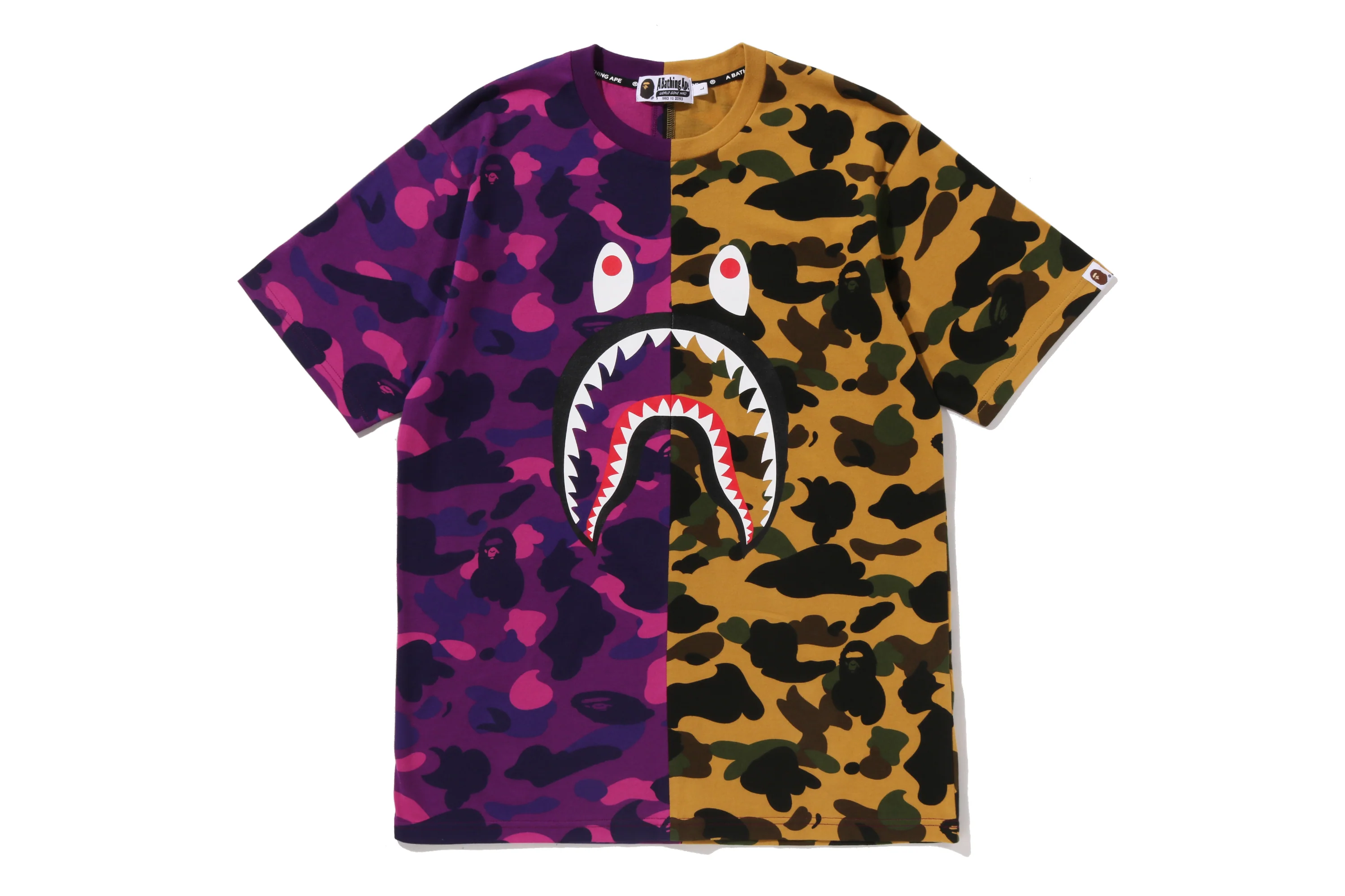 SPLIT CAMO SHARK TEE - Image 2