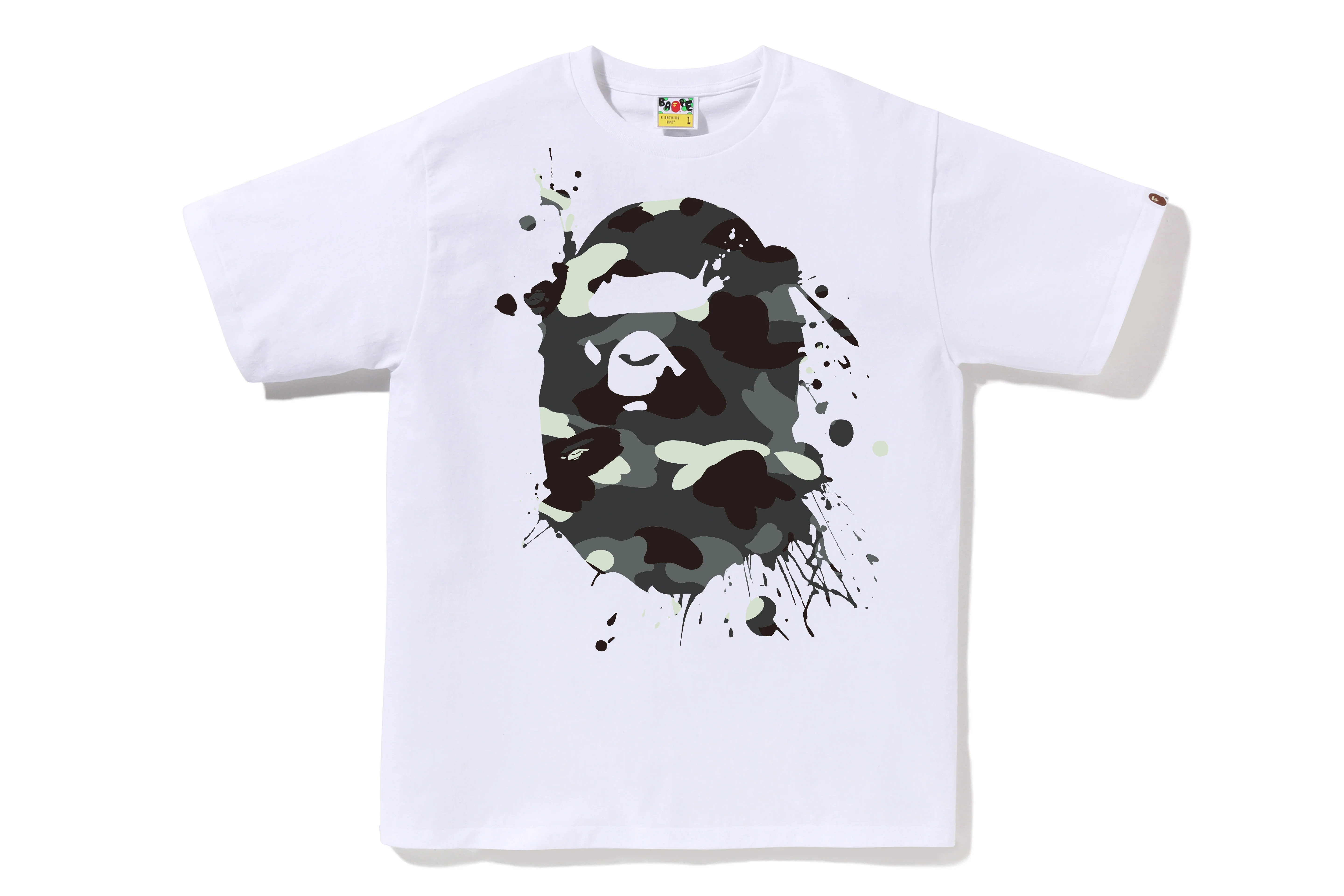 CITY CAMO PAINTING APE HEAD TEE - Image 5