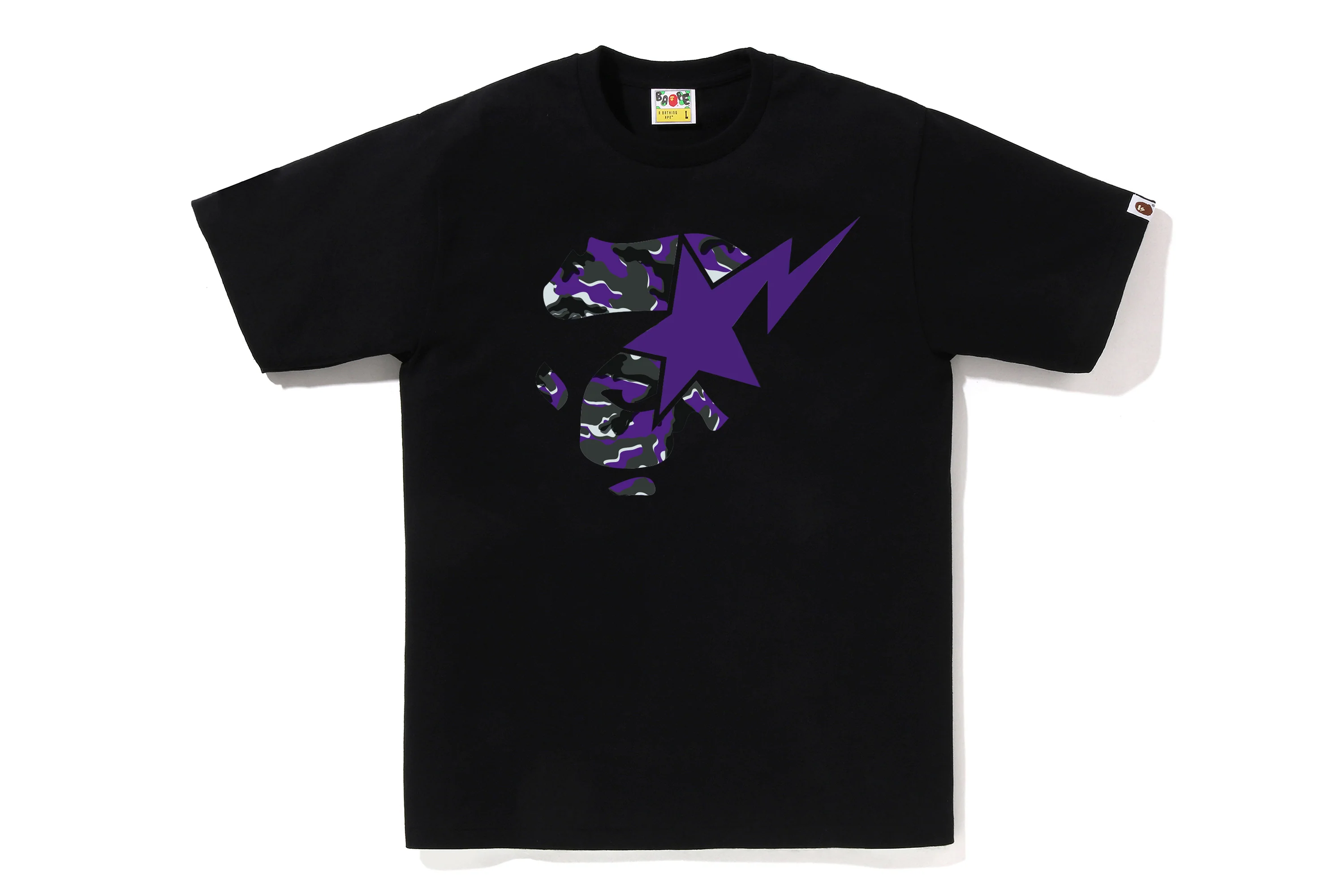 GLITCH WOODLAND CAMO APE FACE STA TEE - Image 3