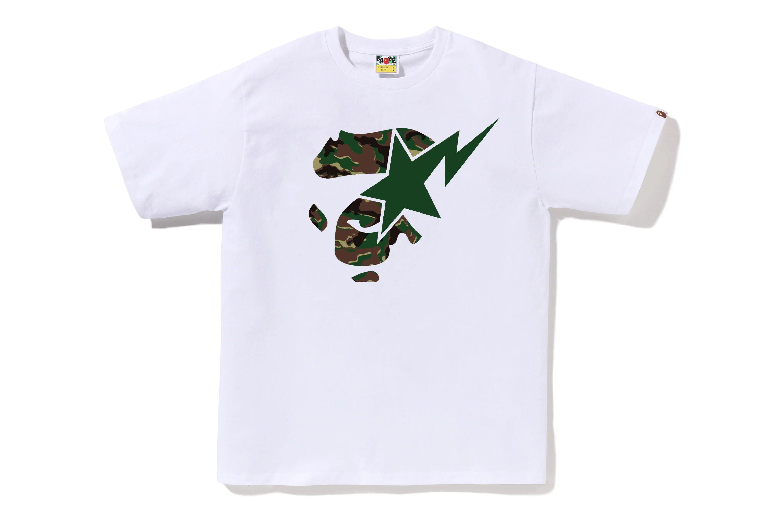 GLITCH WOODLAND CAMO APE FACE STA TEE - Image 5