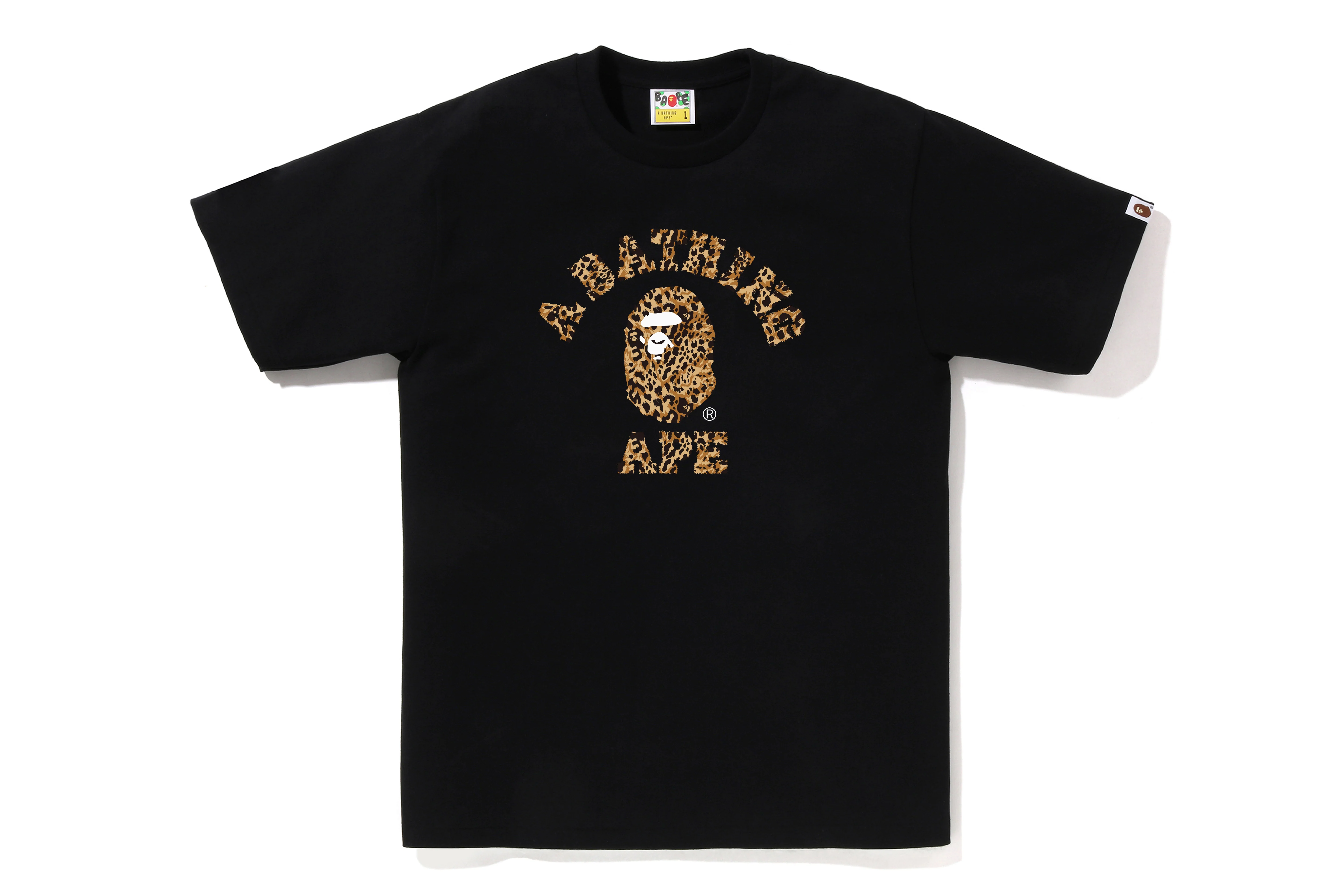 WILD LEOPARD PATTERN COLLEGE TEE - Image 3