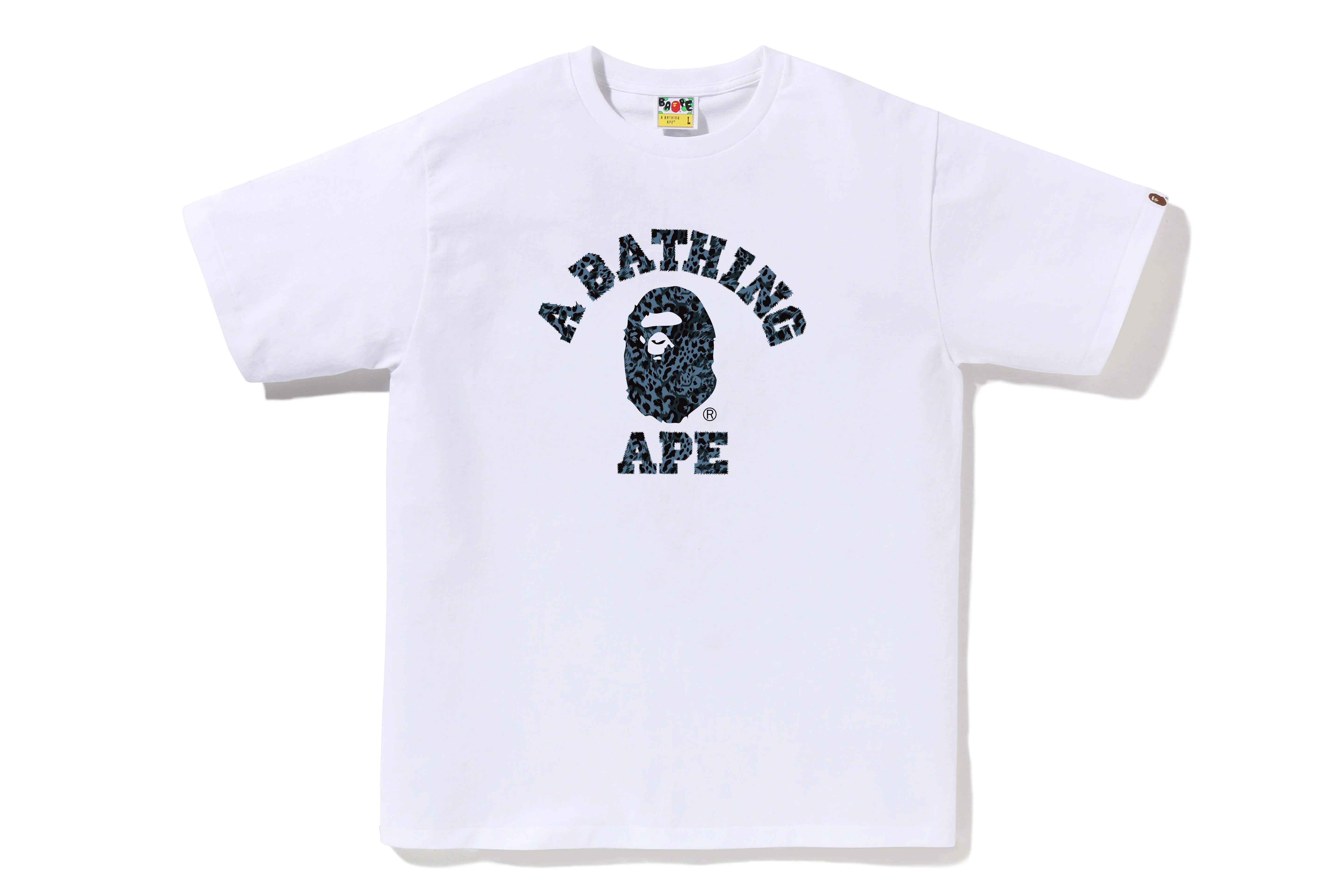 WILD LEOPARD PATTERN COLLEGE TEE - Image 4