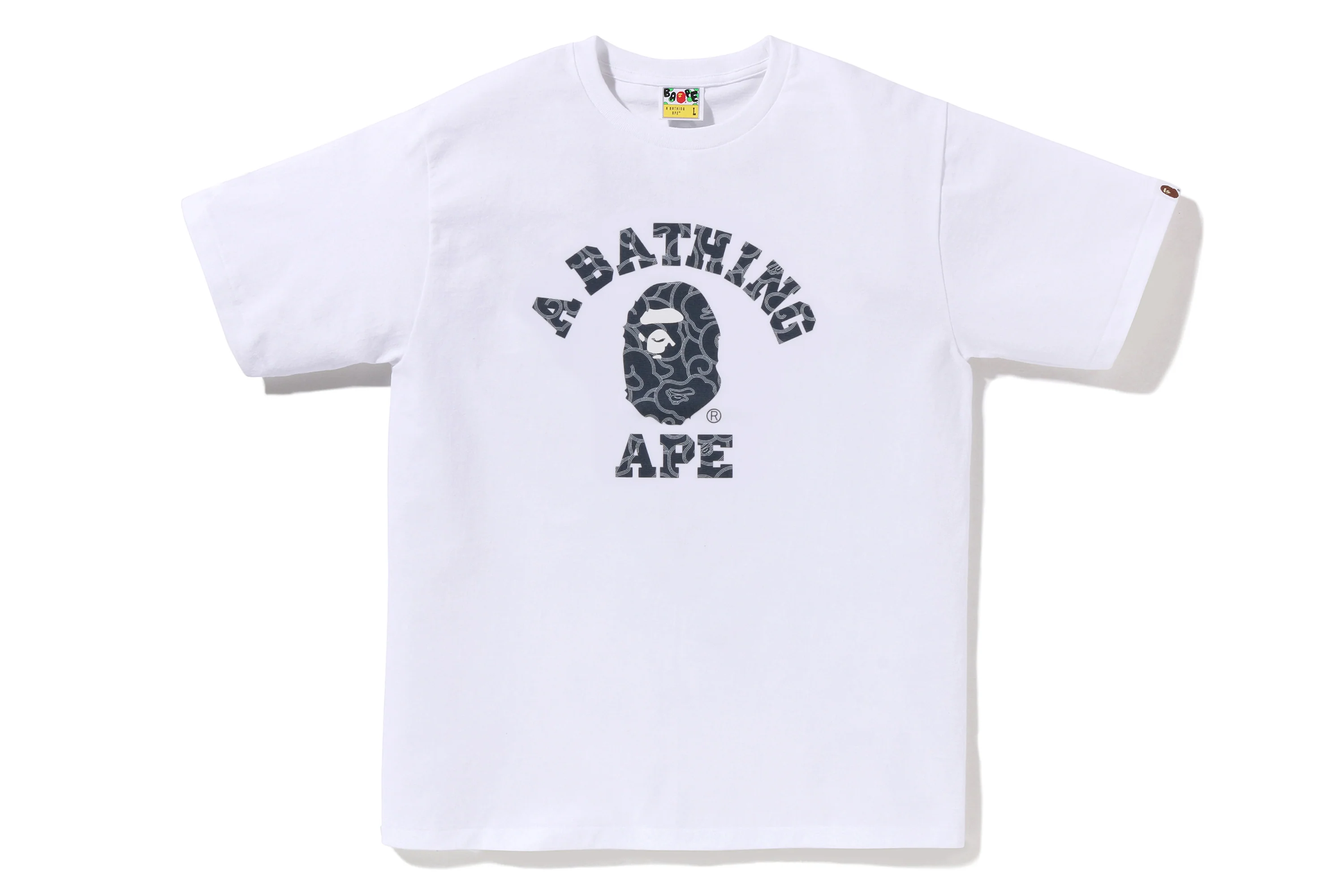 JAPANESE CLOUD CAMO COLLEGE TEE - Image 2