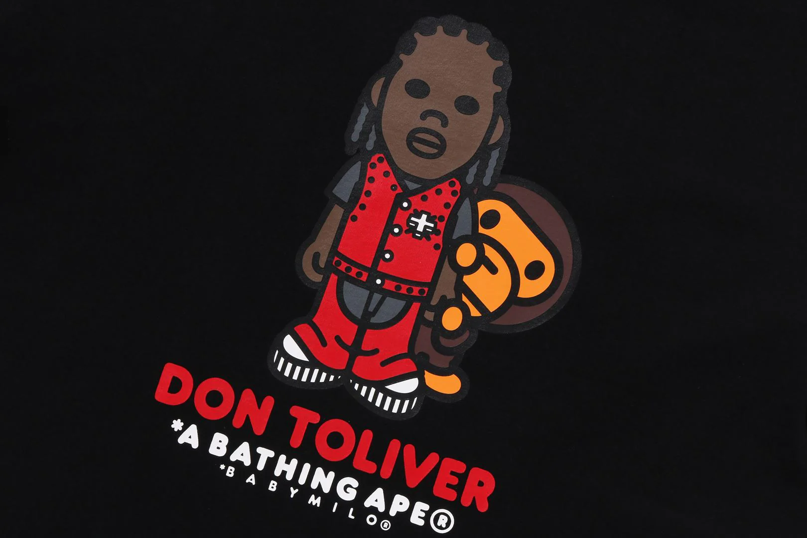 BAPE X CACTUS JACK X DON TOLIVER MILO TEE MENS - Image 3