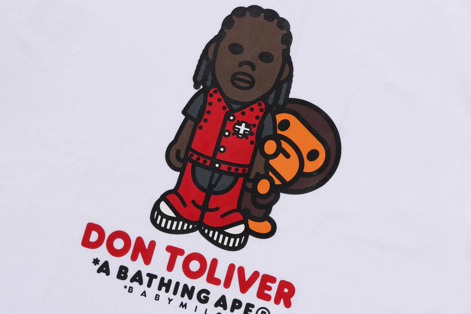 BAPE X CACTUS JACK X DON TOLIVER MILO TEE MENS - Image 7
