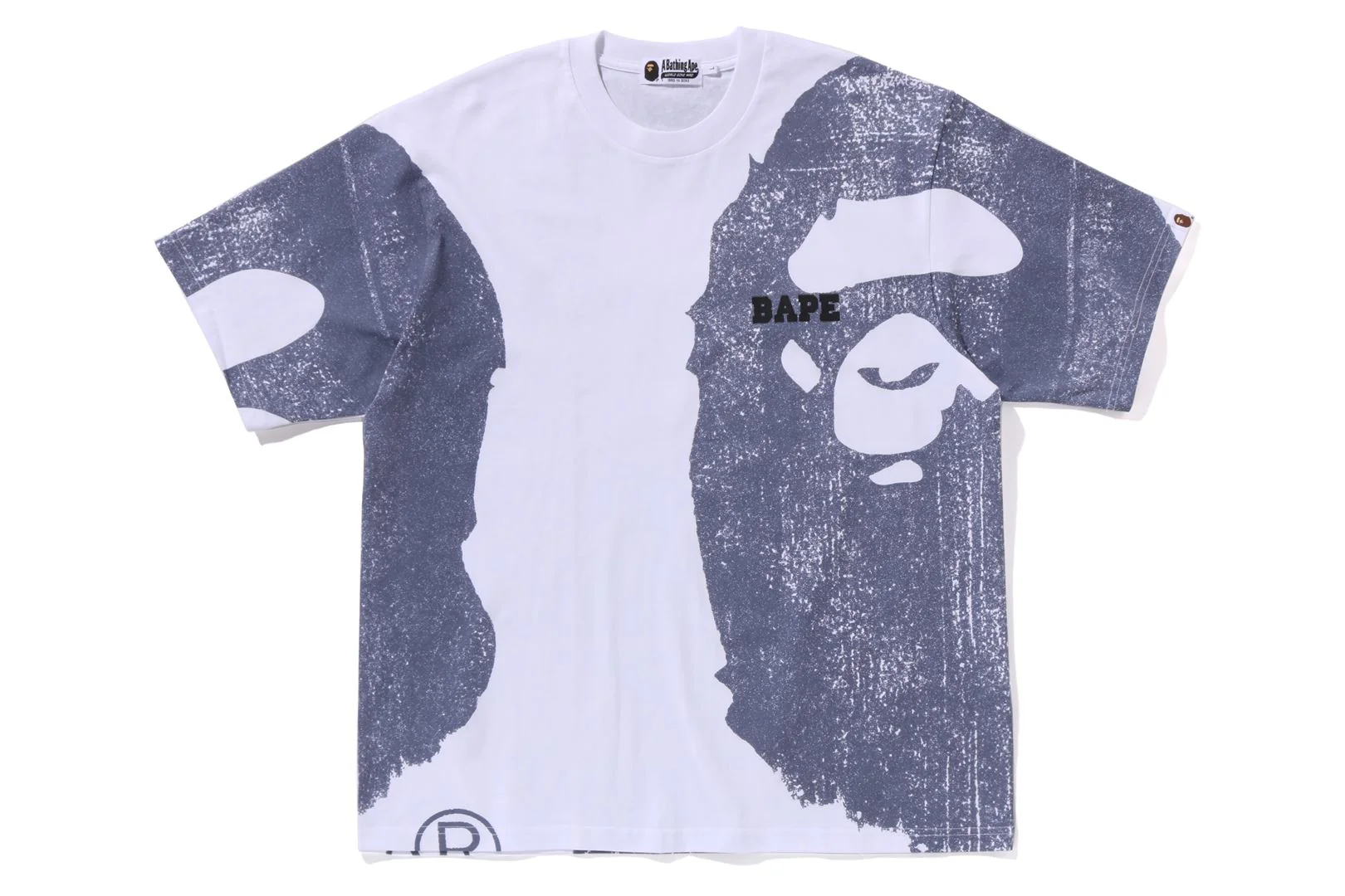 WATER PRINT APE HEAD RELAXED FIT TEE
