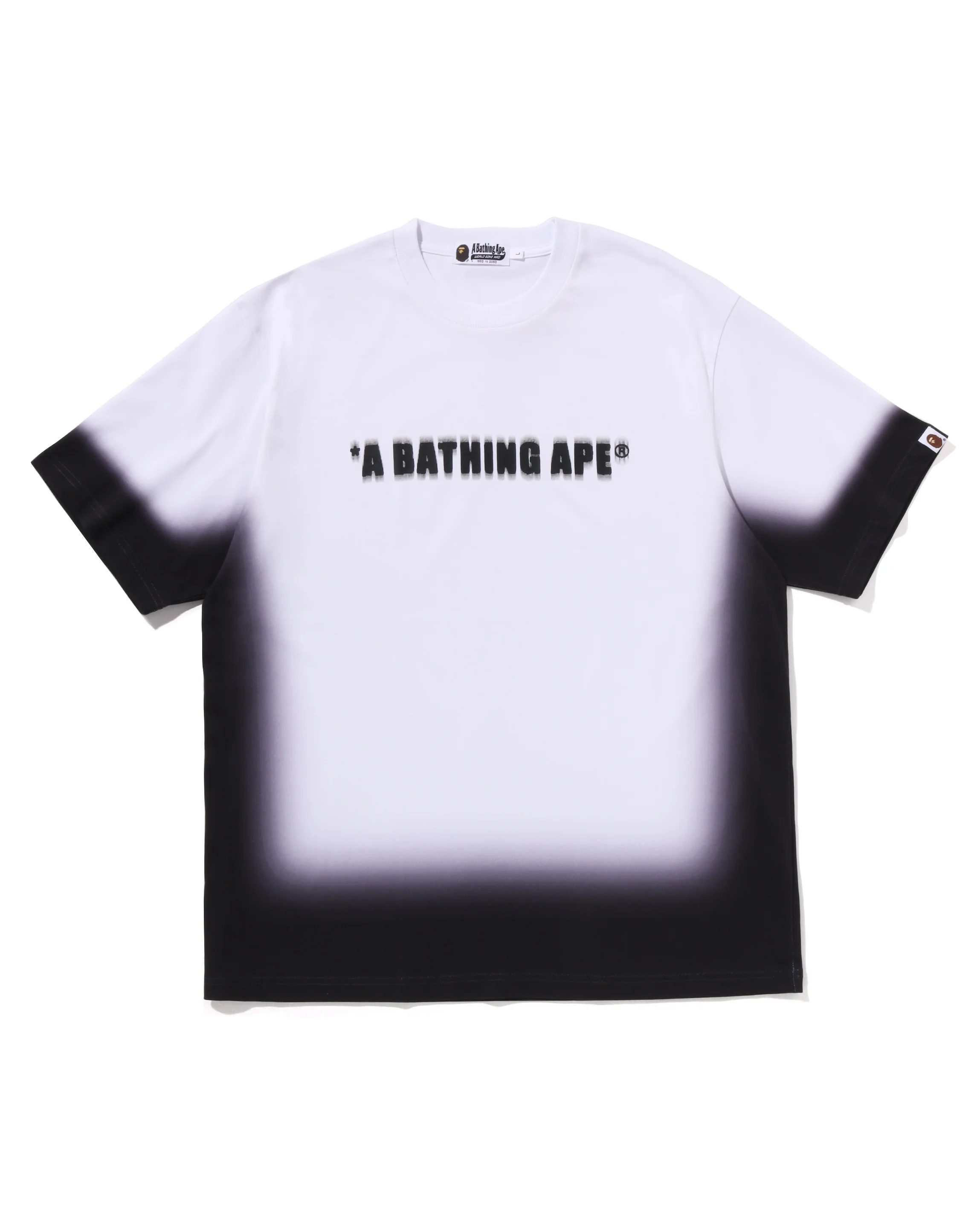 SPRAY PRINT BATHING APE LOGO RELAXED FIT TEE