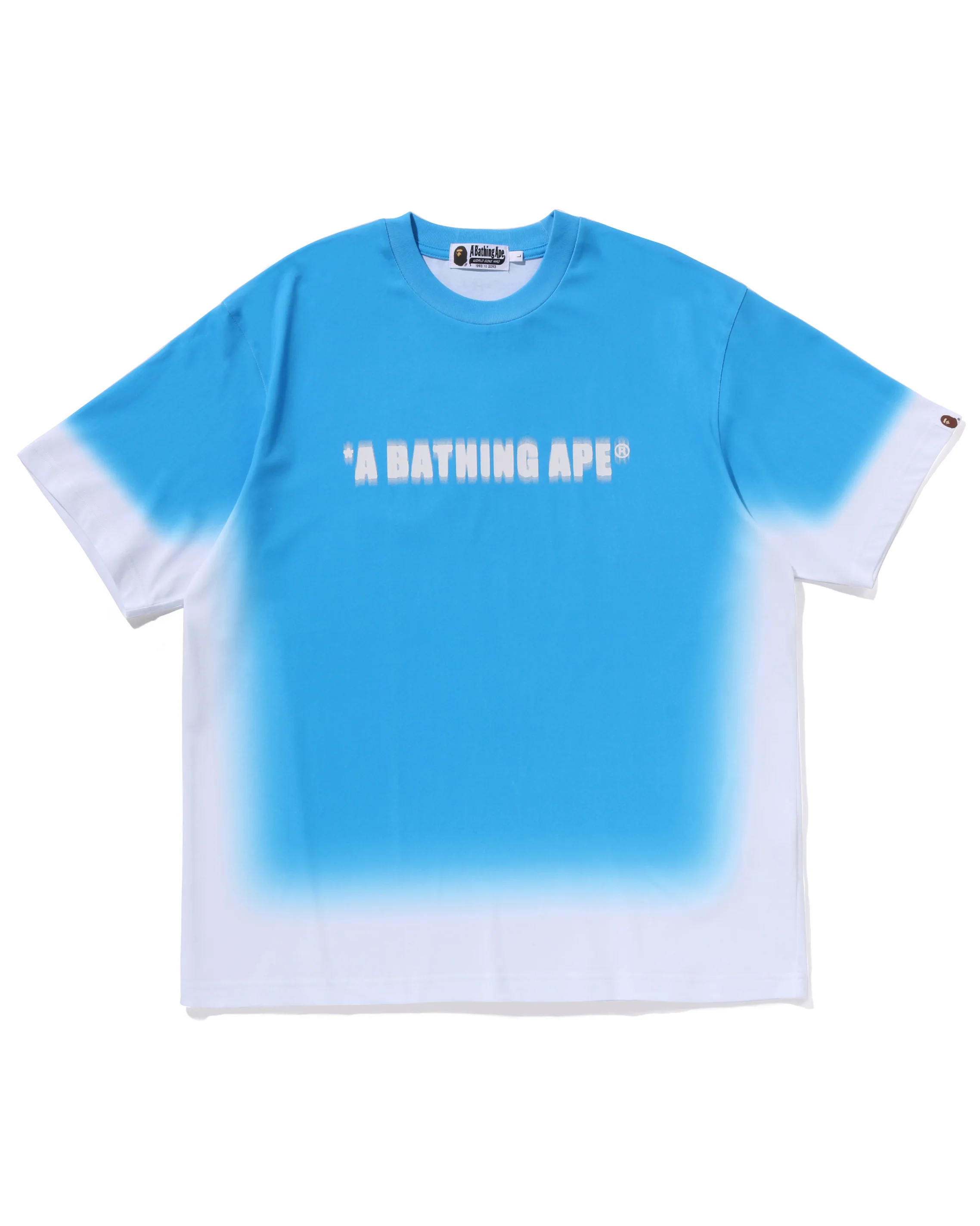 SPRAY PRINT BATHING APE LOGO RELAXED FIT TEE - Image 4