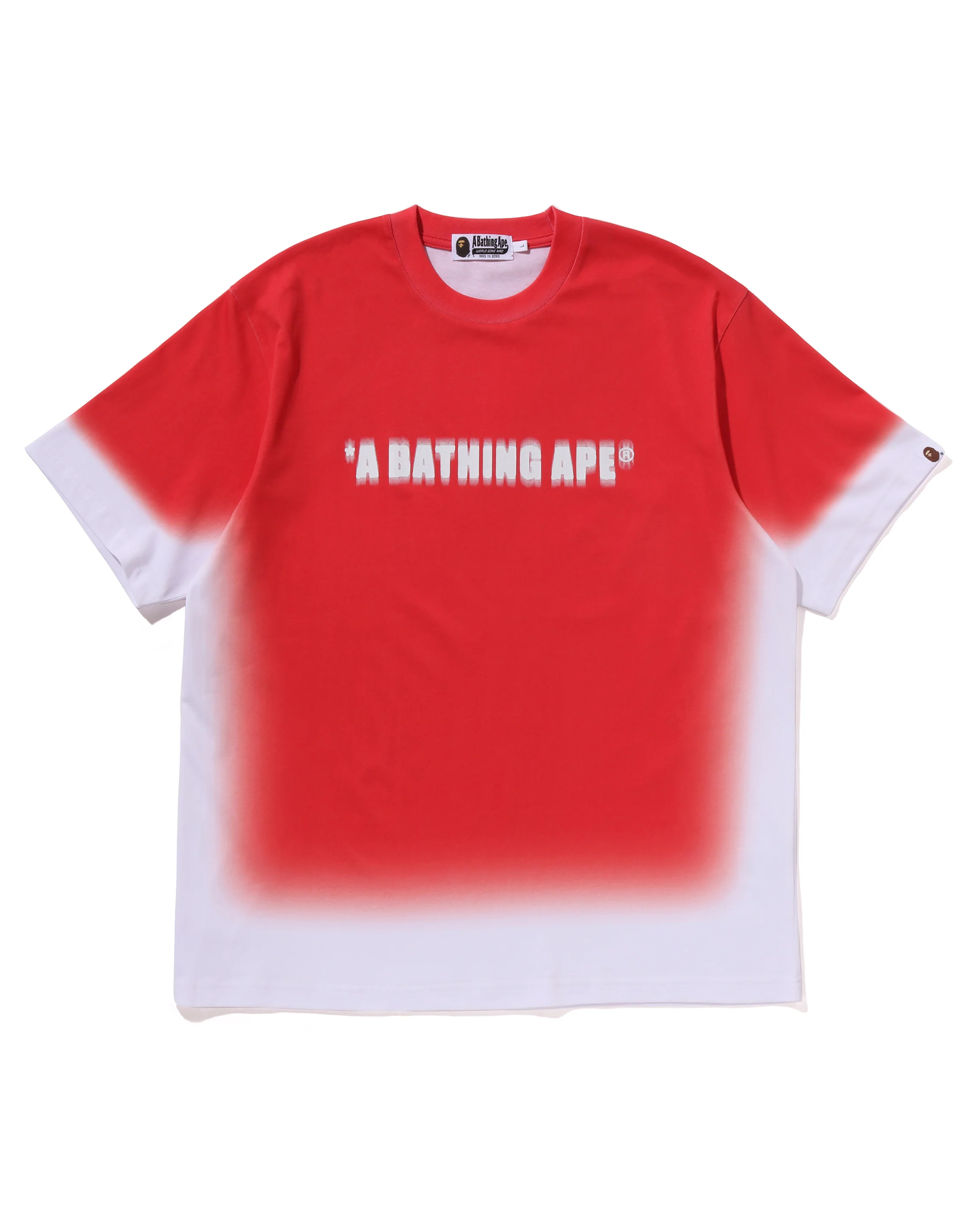 SPRAY PRINT BATHING APE LOGO RELAXED FIT TEE - Image 7