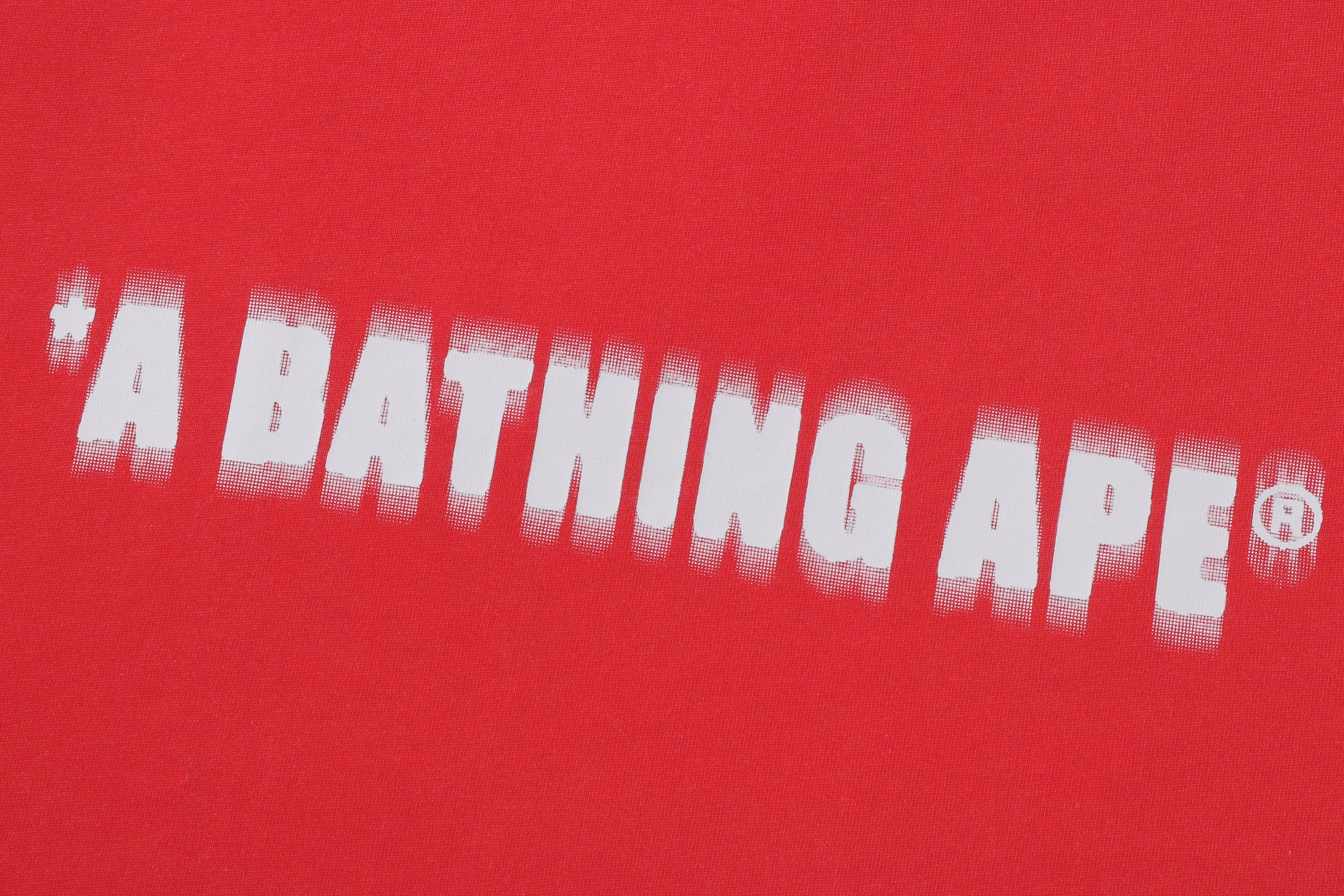 SPRAY PRINT BATHING APE LOGO RELAXED FIT TEE - Image 9
