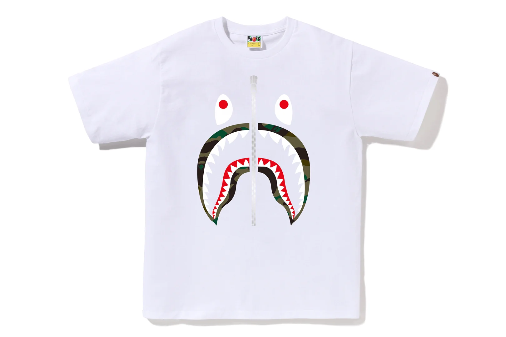 1ST CAMO SHARK TEE MENS - Image 3