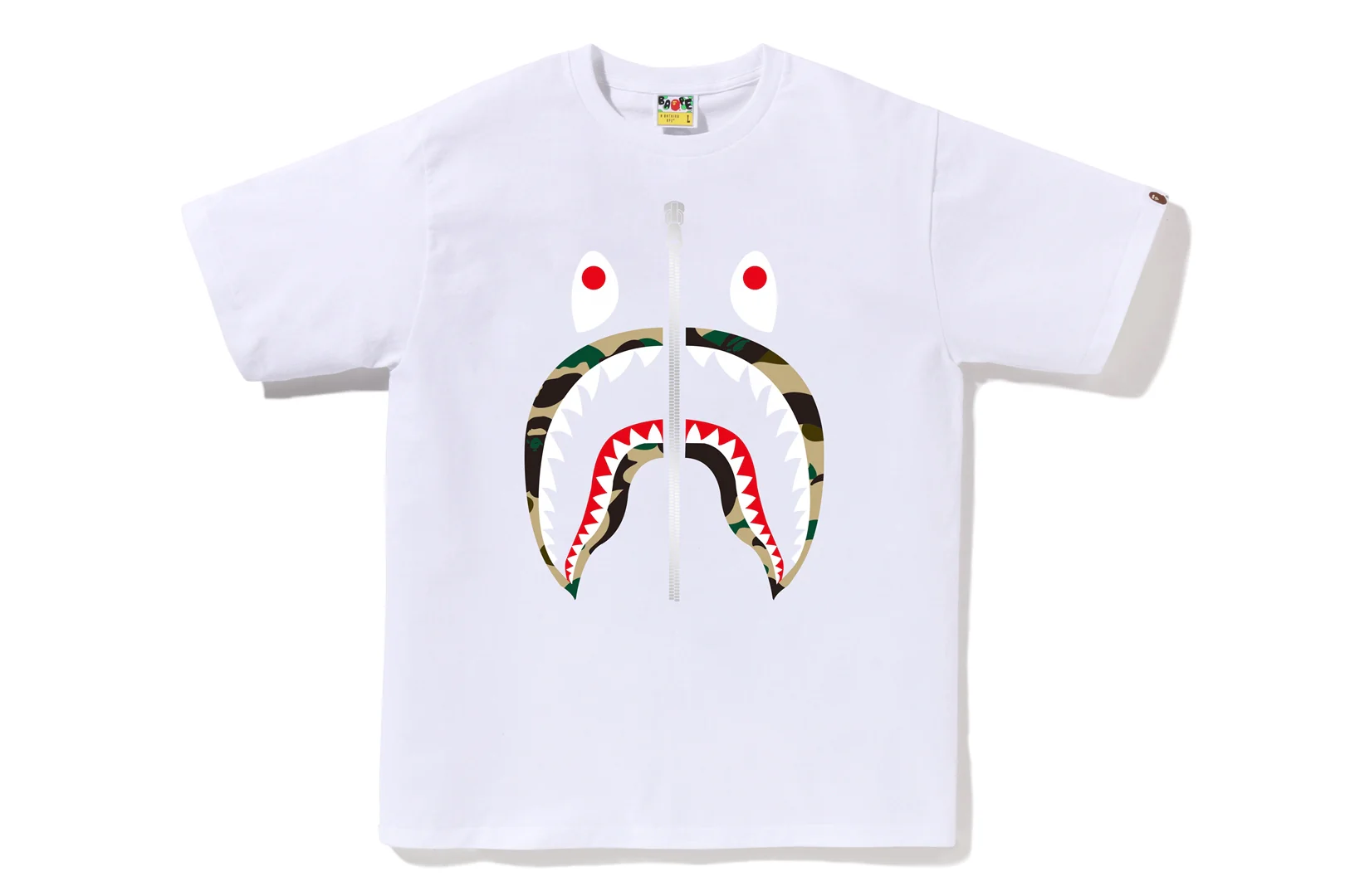 1ST CAMO SHARK TEE MENS - Image 4