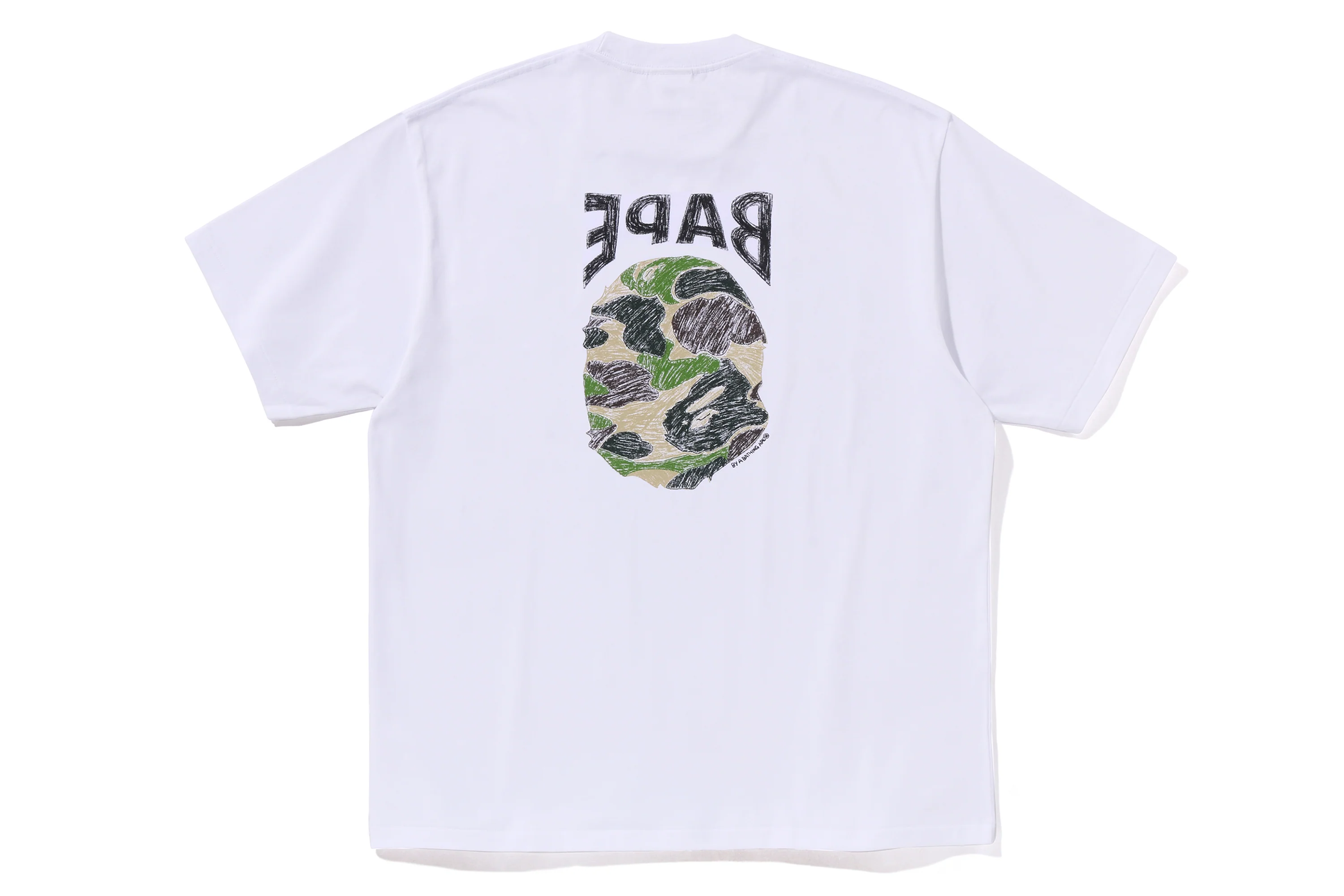 ABC CAMO HAND DRAW APE HEAD RELAXED FIT TEE MENS - Image 10