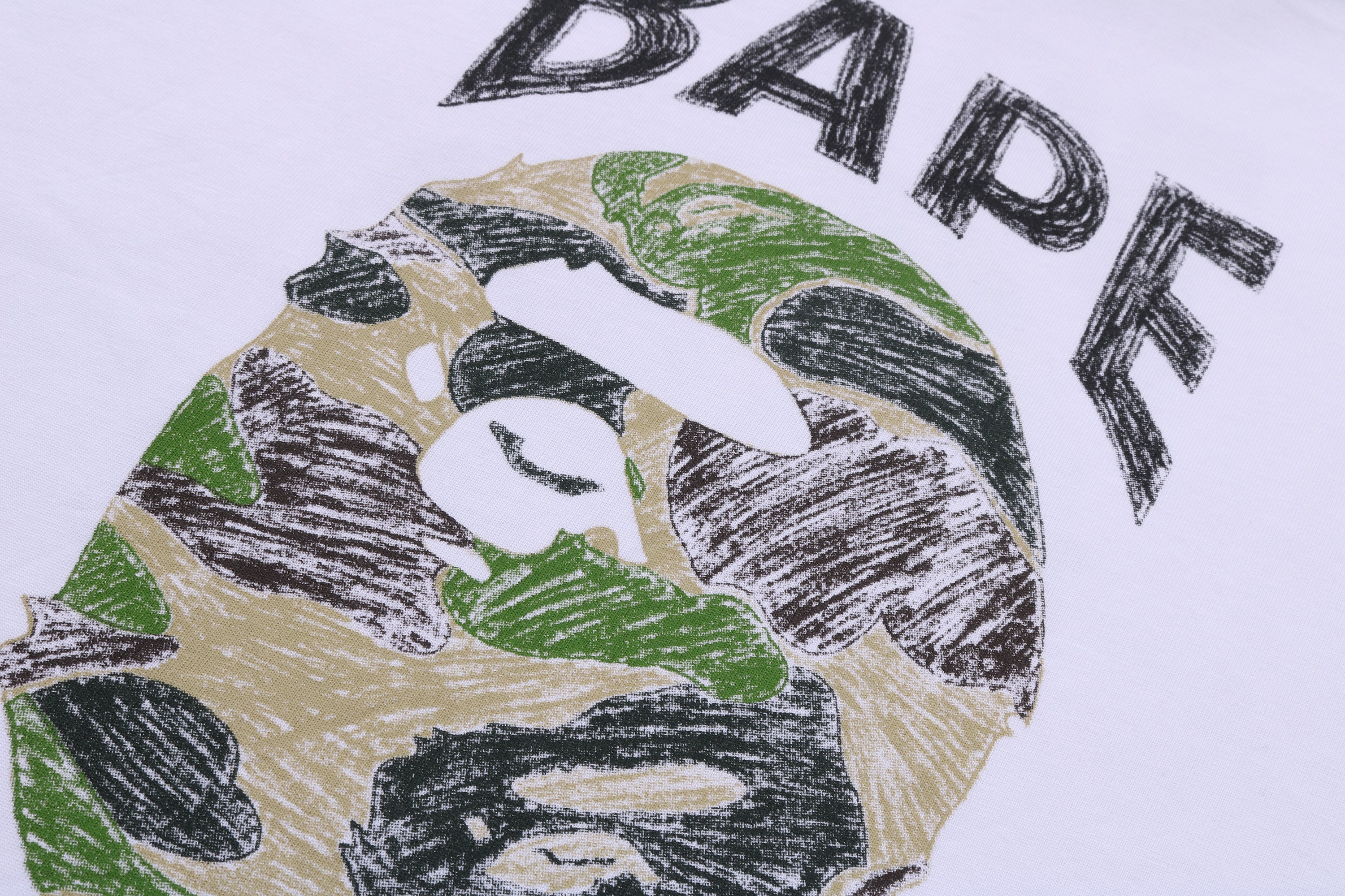 ABC CAMO HAND DRAW APE HEAD RELAXED FIT TEE MENS - Image 11