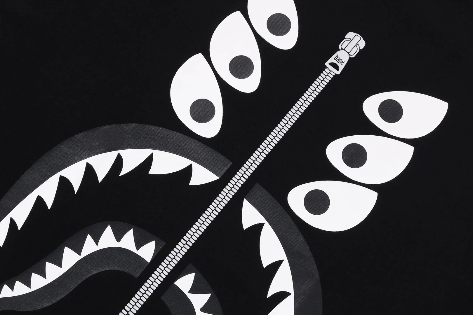 BAPE X BOUNTY HUNTER - MAD SHARK TEE MENS - Image 3
