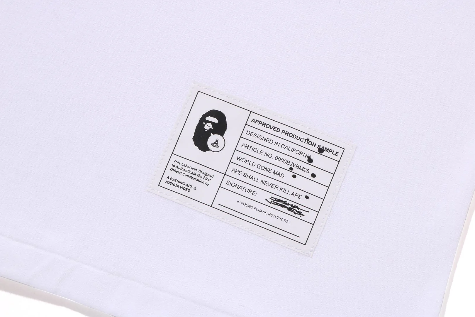 BAPE X JOSHUA VIDES - MILO SHARK TEE MENS - Image 10